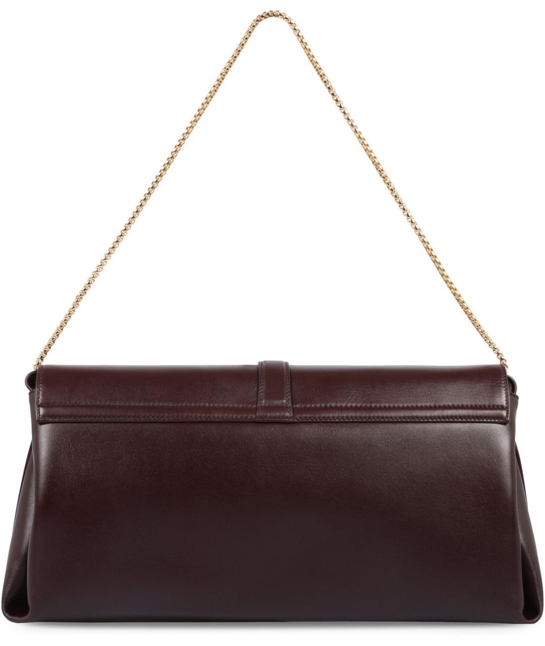 FERRAGAMO Бордовая бархатная сумка через плечо, фото 4