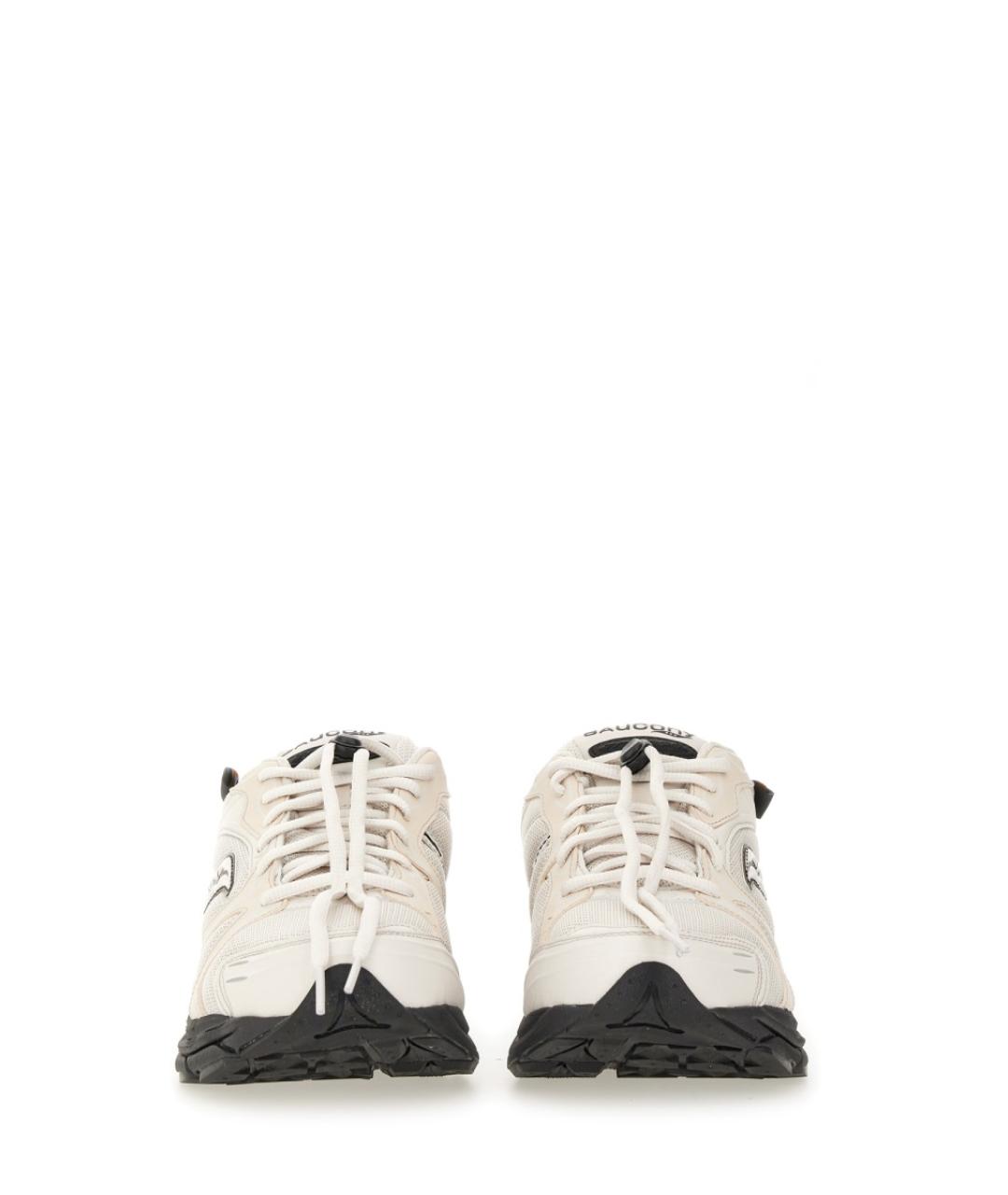 SAUCONY Белые текстильные низкие кроссовки / кеды, фото 5