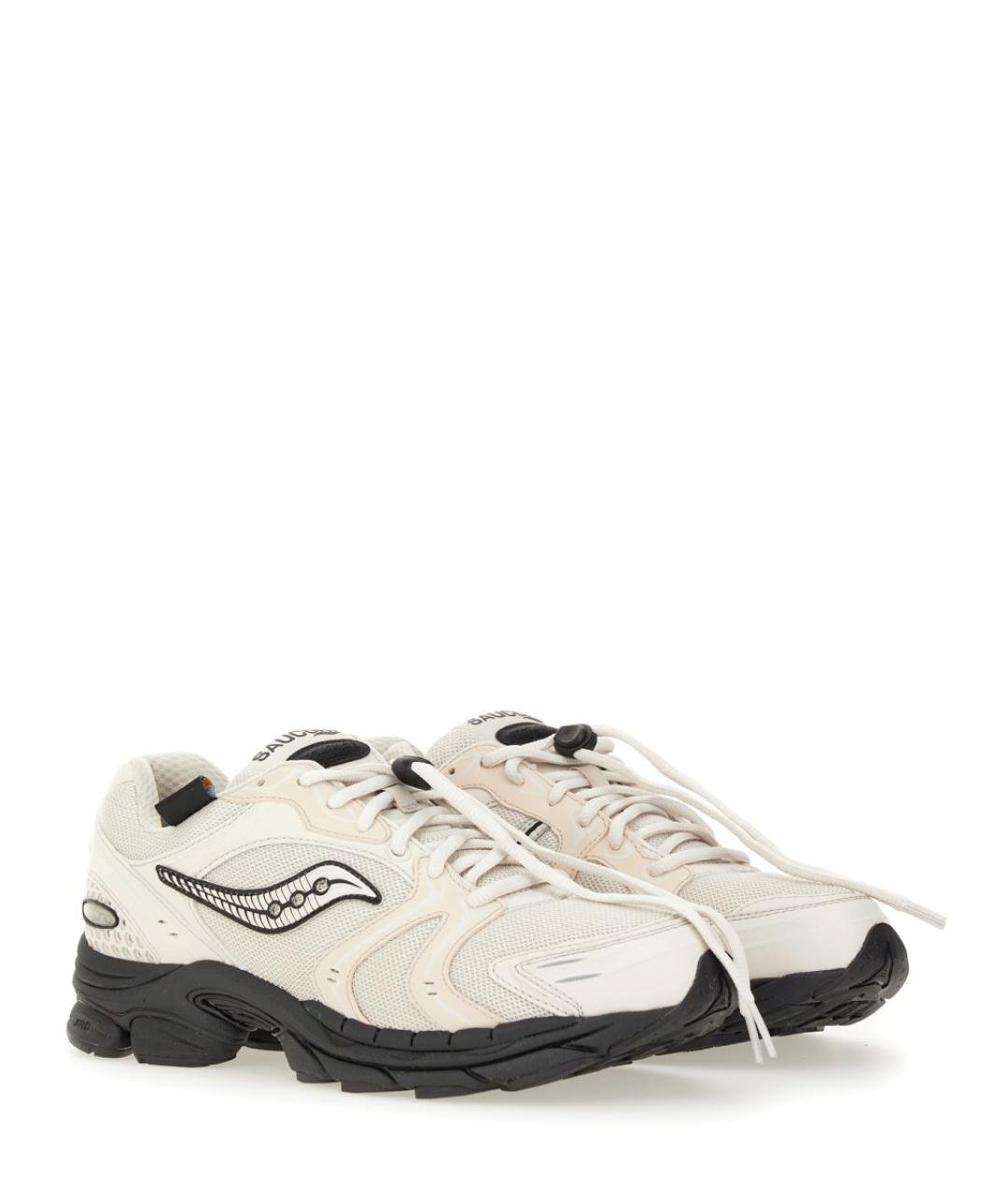 SAUCONY Белые текстильные низкие кроссовки / кеды, фото 3