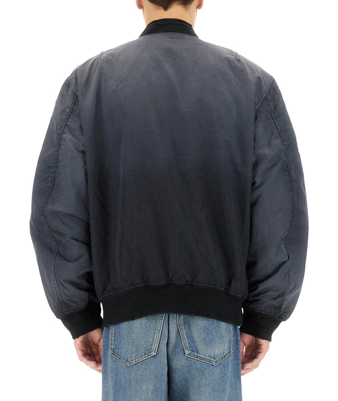 DIESEL Черная хлопковая куртка, фото 4