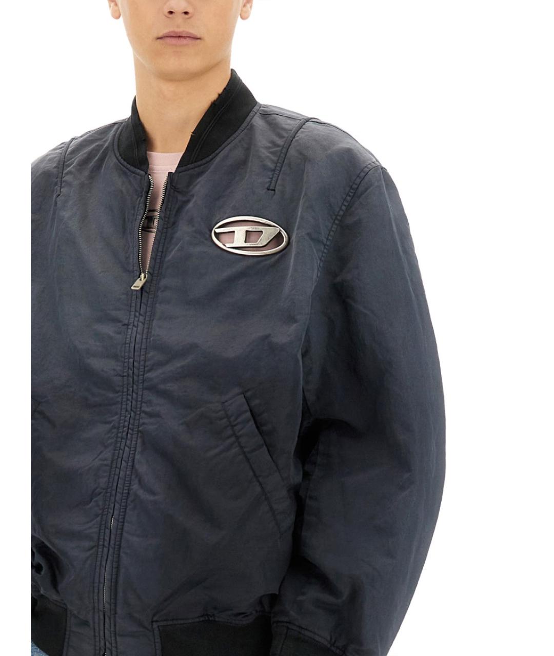 DIESEL Черная хлопковая куртка, фото 5