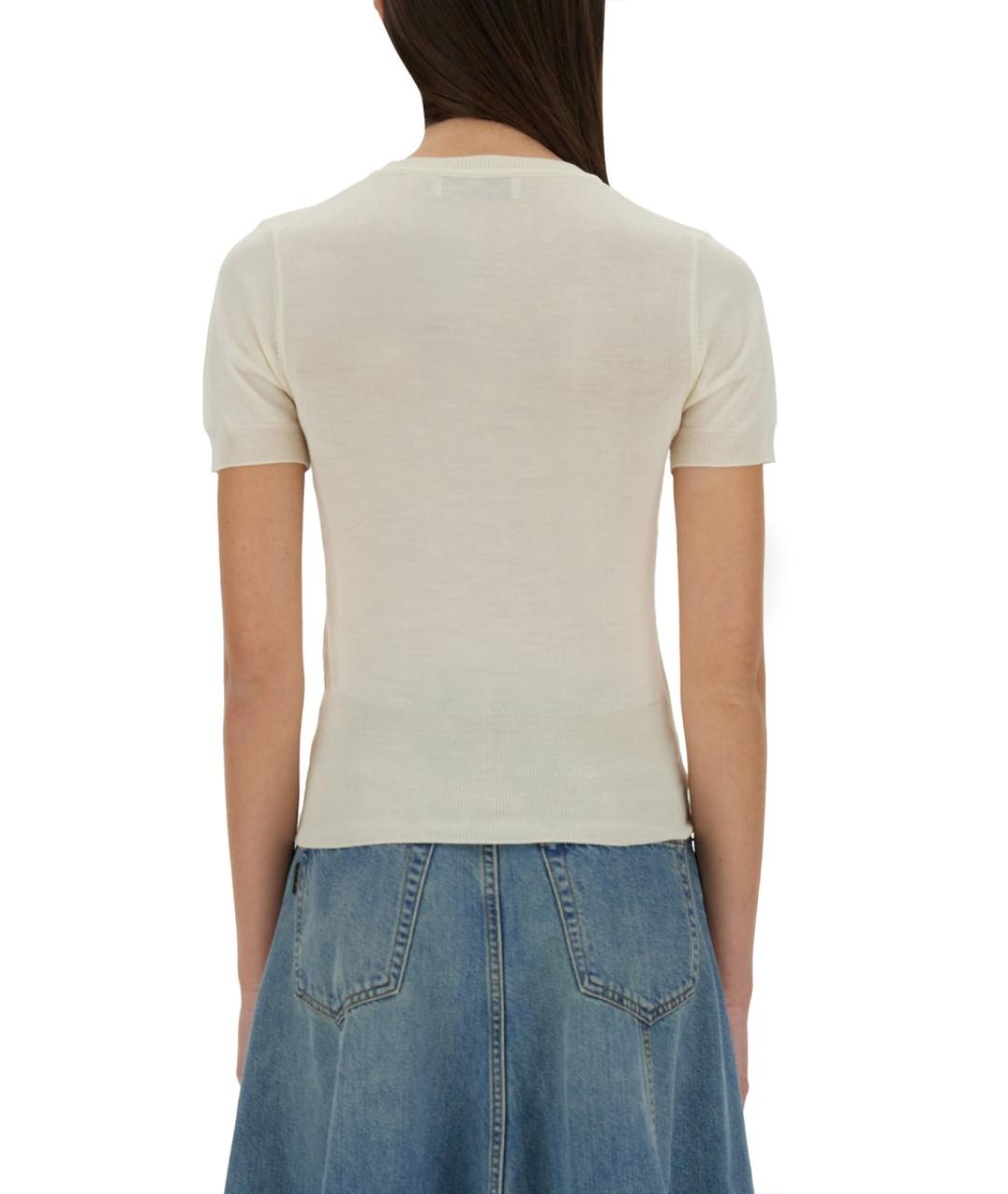 VIVIENNE WESTWOOD Белая хлопковая майка, фото 4