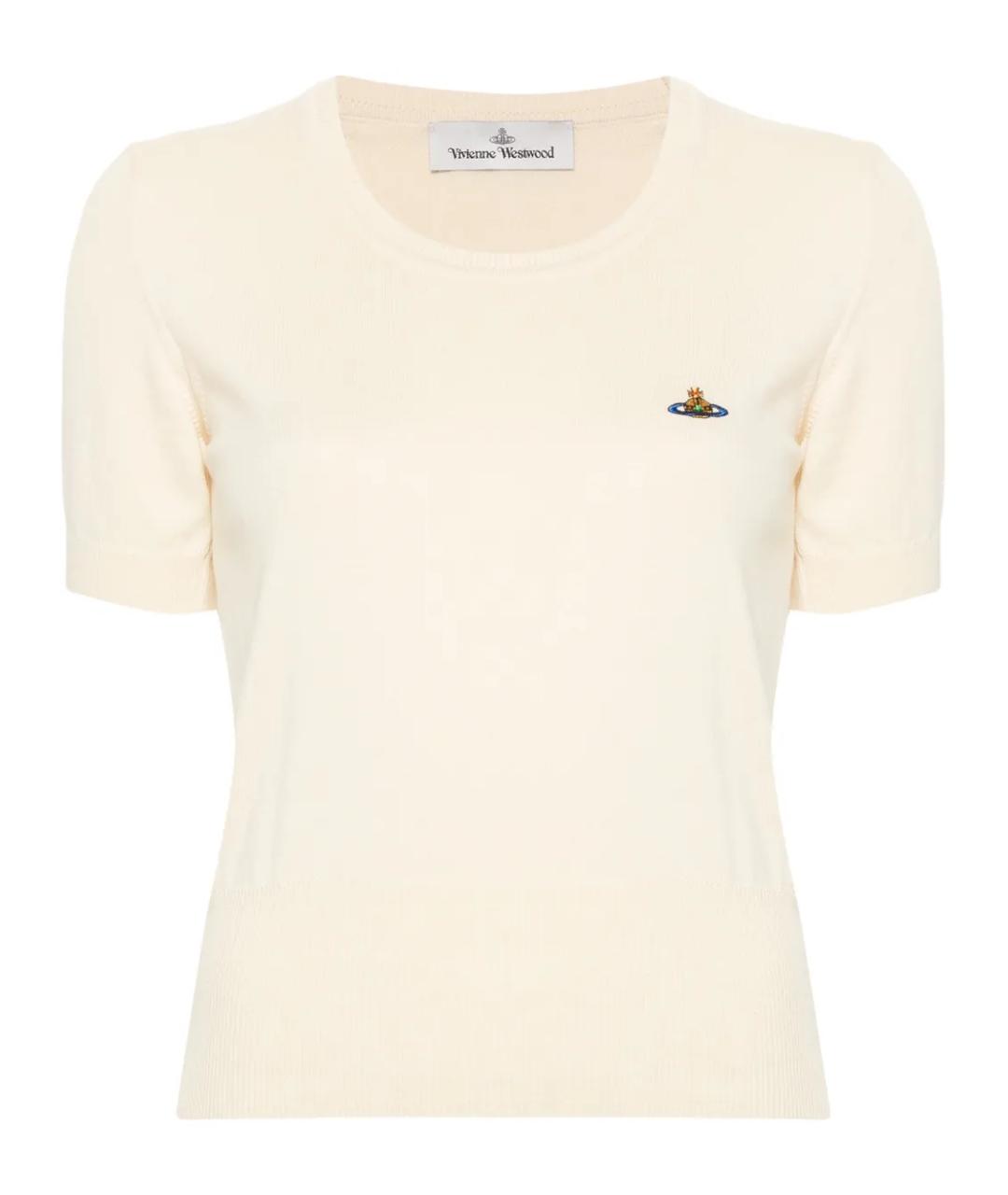 VIVIENNE WESTWOOD Белая хлопковая майка, фото 1
