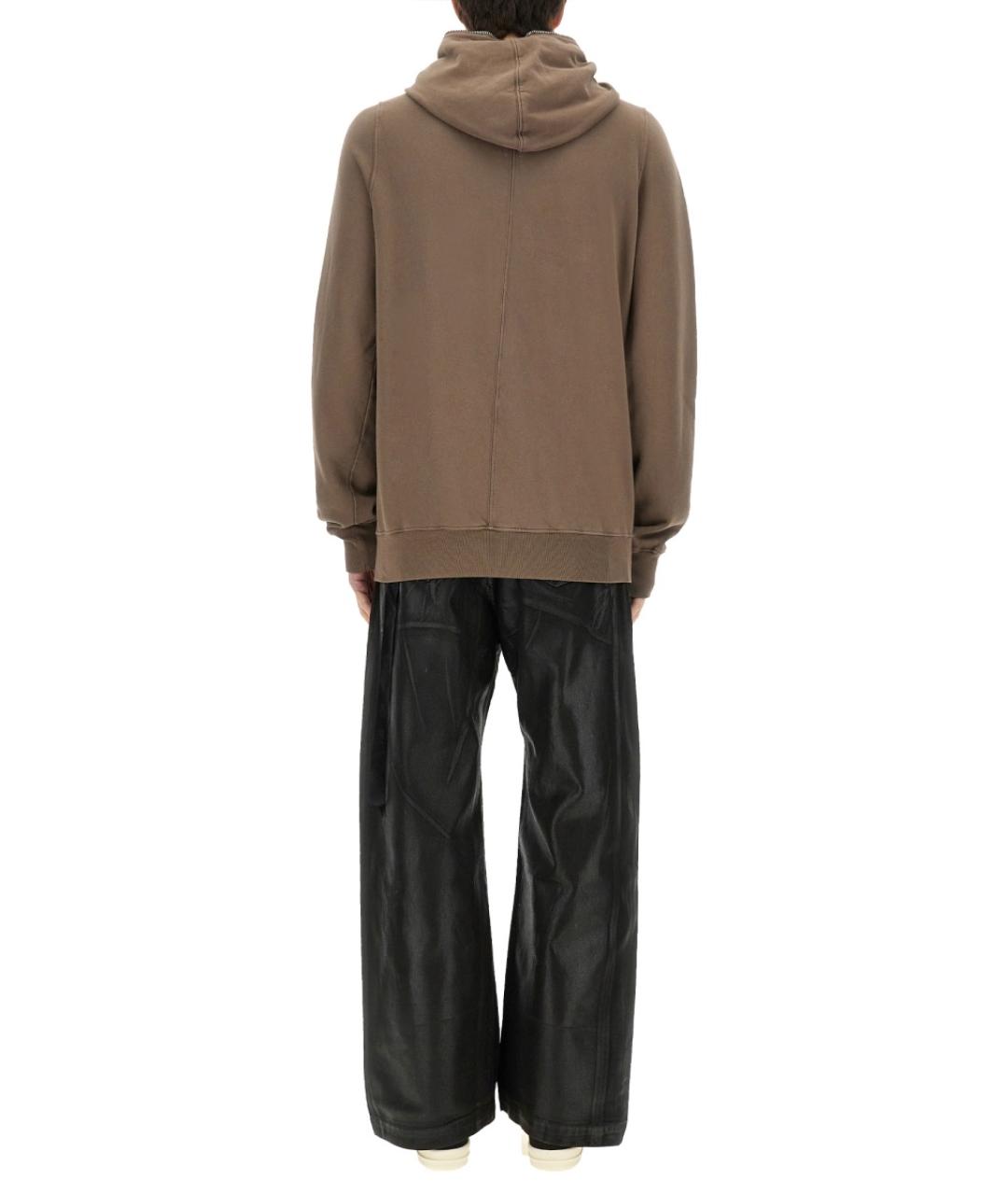 RICK OWENS DRKSHDW Коричневый хлопковый джемпер / свитер, фото 4