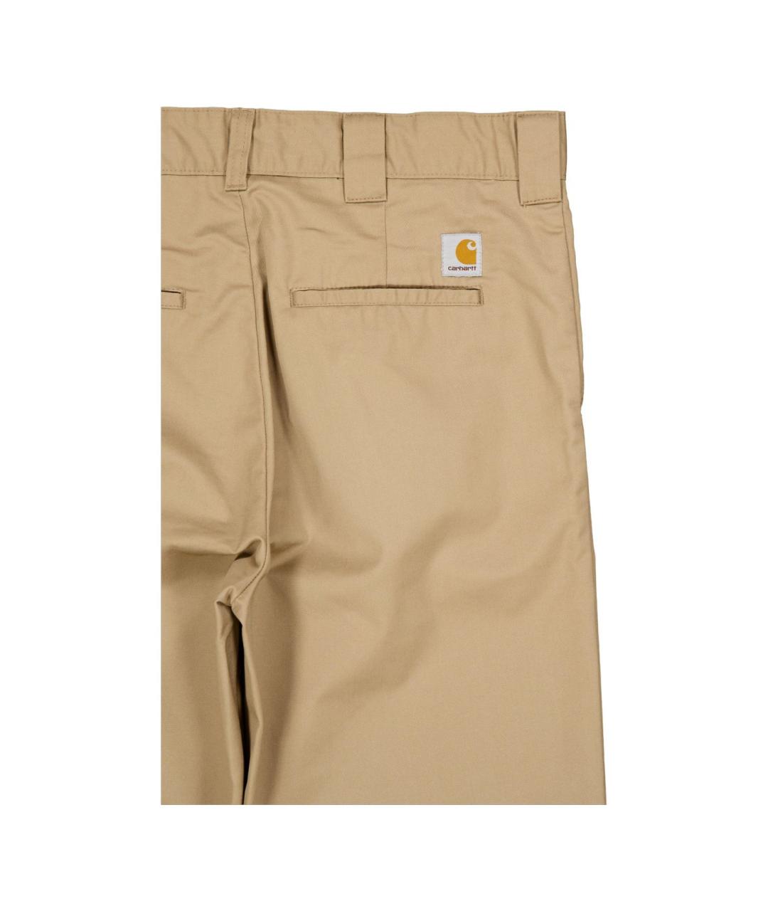 CARHARTT WIP Бежевые полиэстеровые повседневные брюки, фото 4