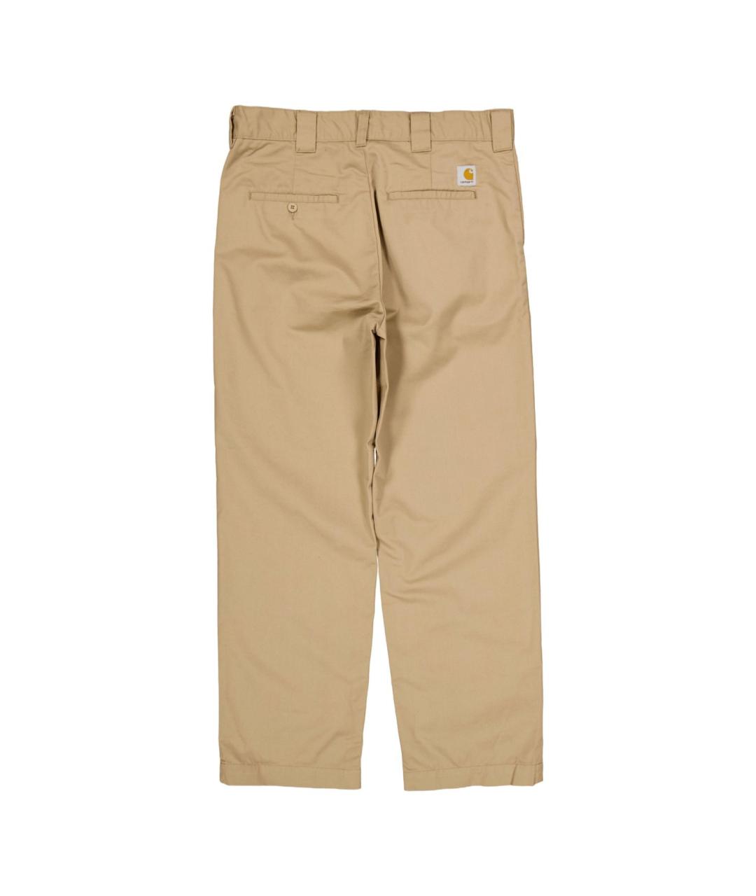 CARHARTT WIP Бежевые полиэстеровые повседневные брюки, фото 2