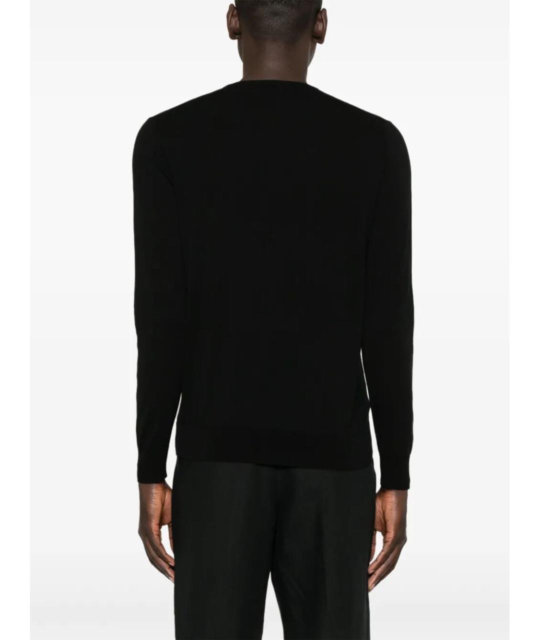 BALLANTYNE Черный хлопковый джемпер / свитер, фото 5