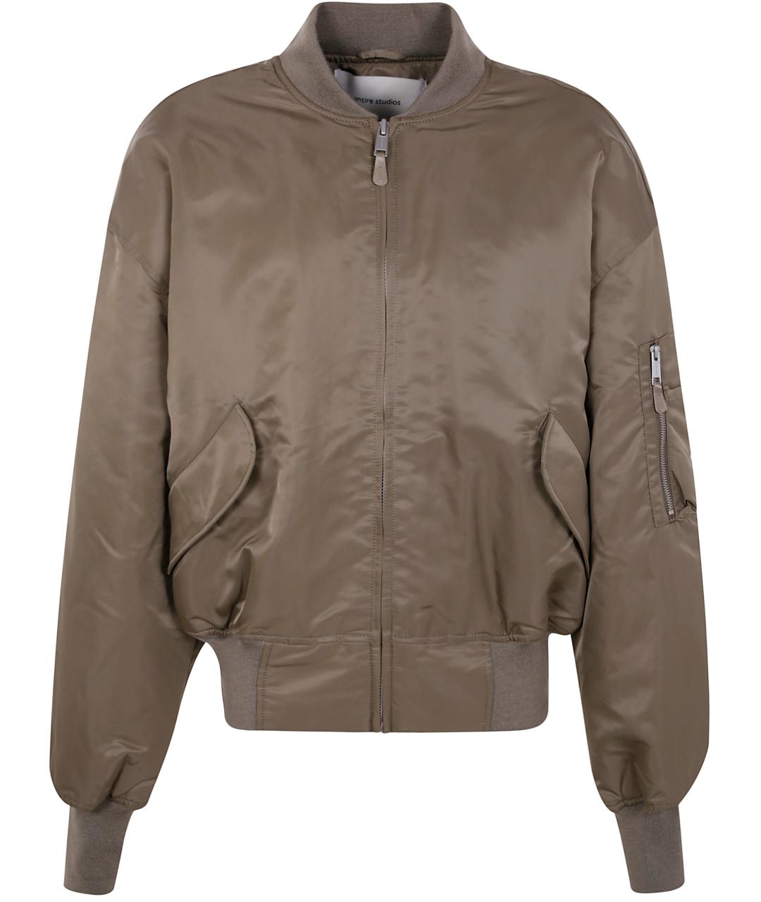 entire studios Зеленая полиамидовая куртка, фото 1