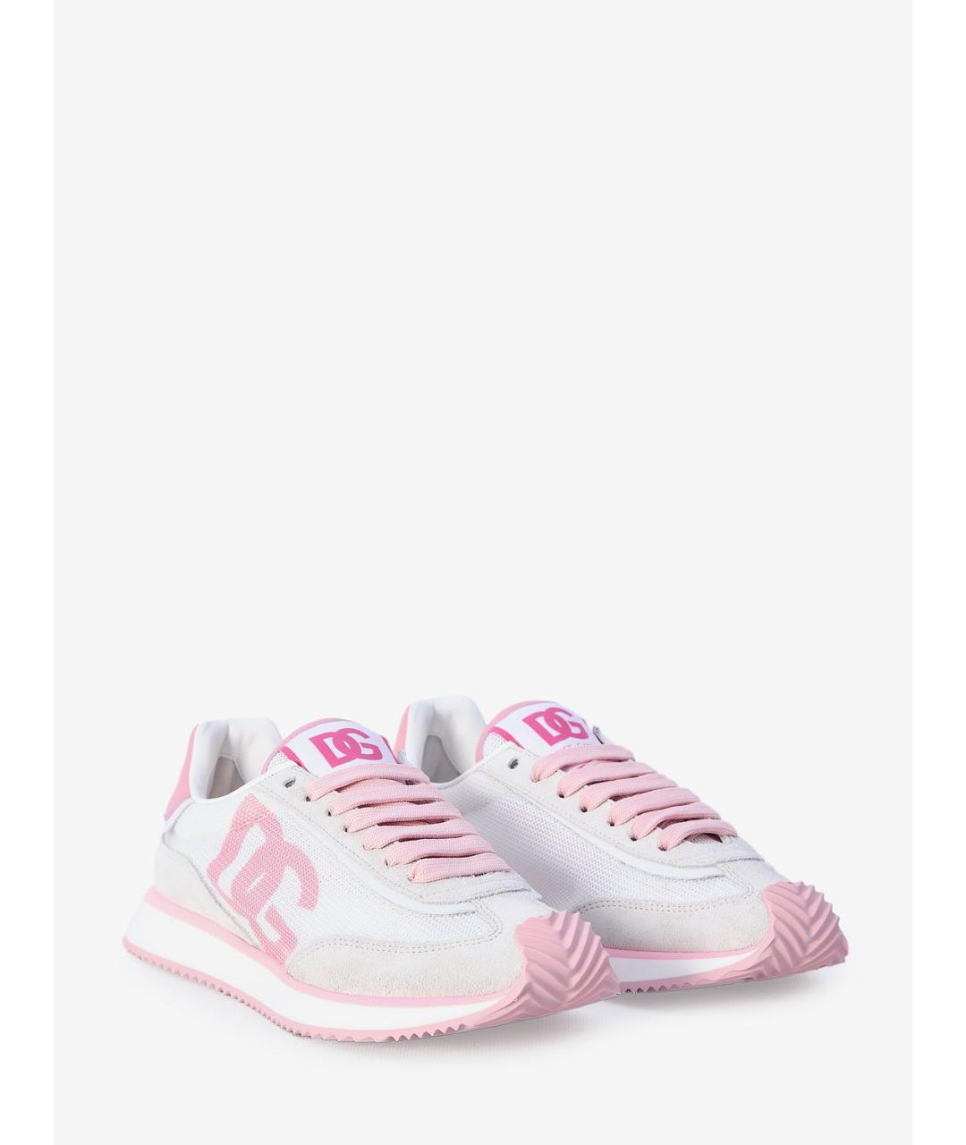 DOLCE&GABBANA Белые синтетические кроссовки, фото 3