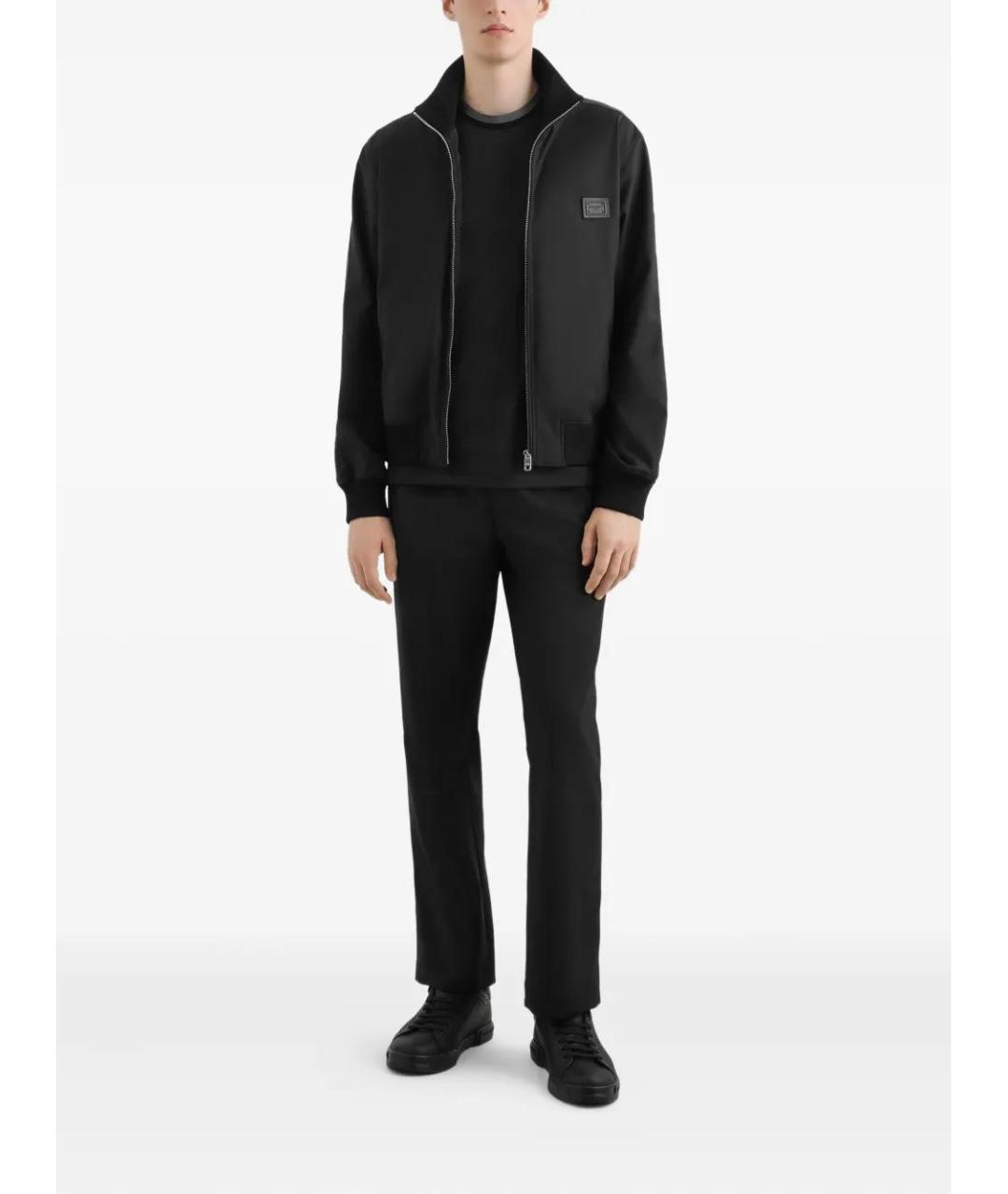 DOLCE&GABBANA Черная шерстяная куртка, фото 2