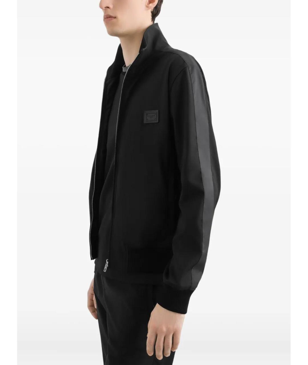 DOLCE&GABBANA Черная шерстяная куртка, фото 4