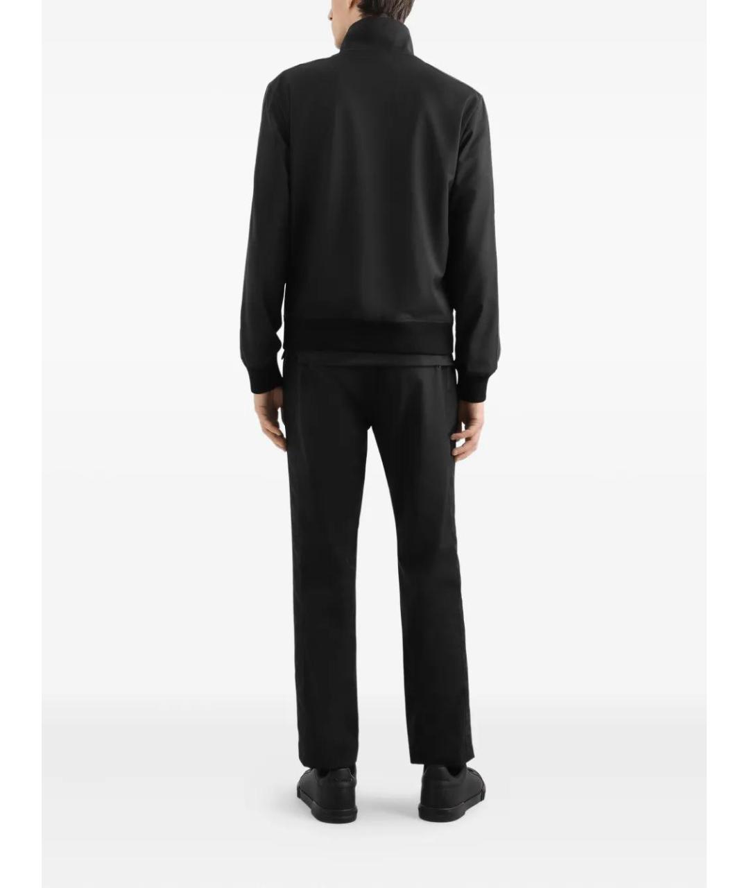 DOLCE&GABBANA Черная шерстяная куртка, фото 3