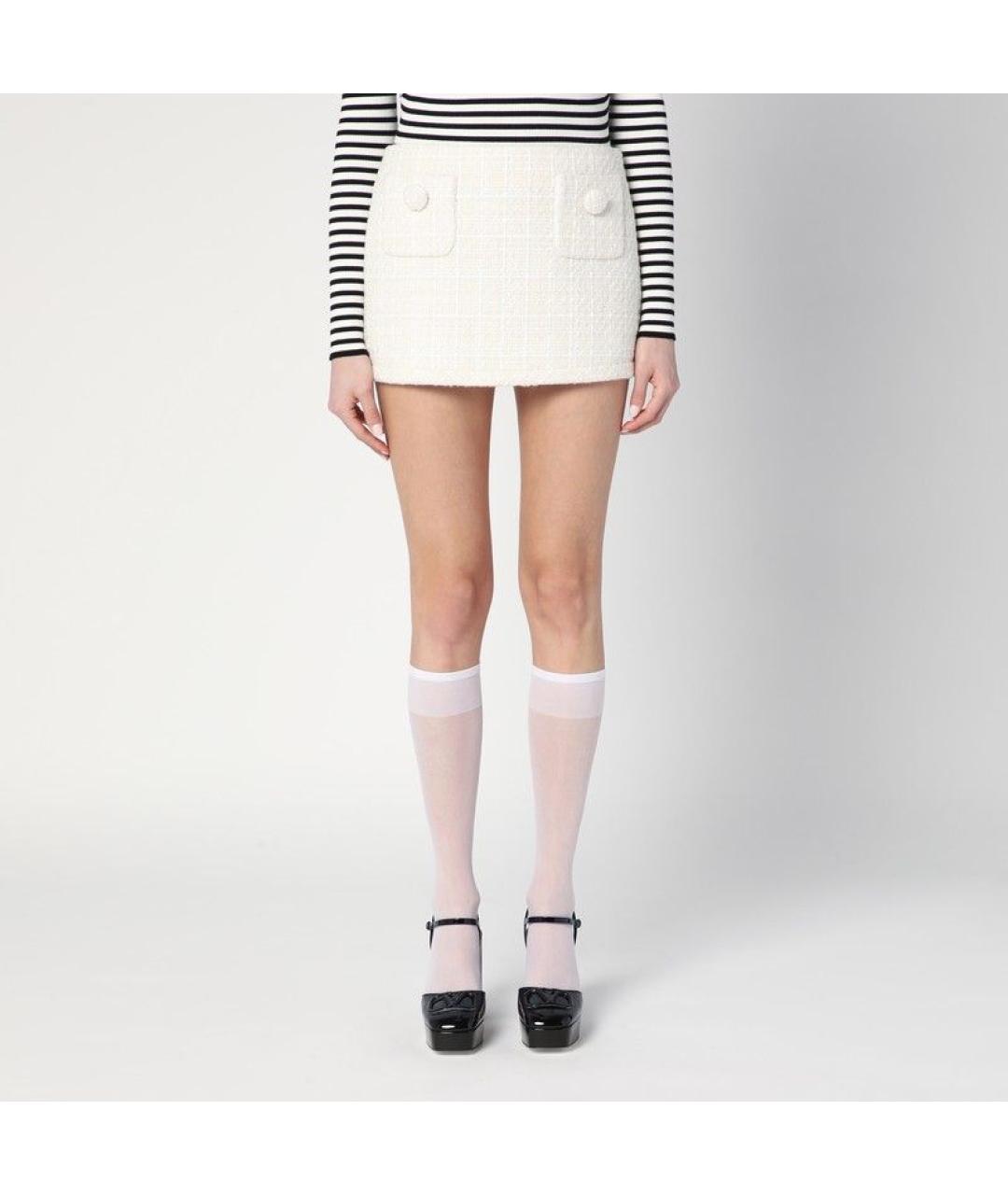 MARC JACOBS Серая полиэстеровая юбка мини, фото 3