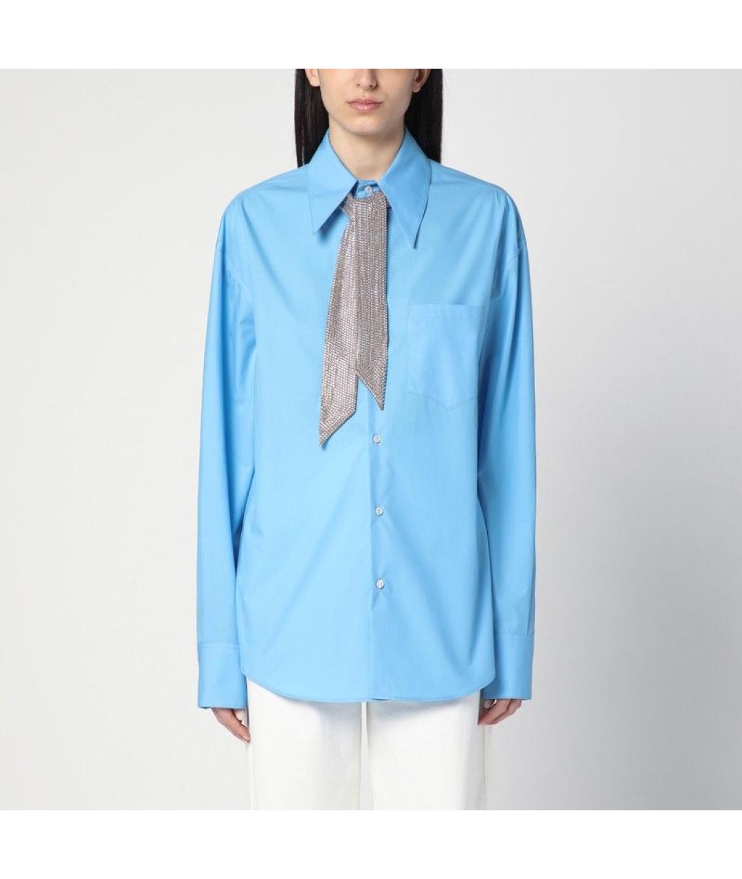GIUSEPPE DI MORABITO Голубая хлопковая рубашка, фото 2