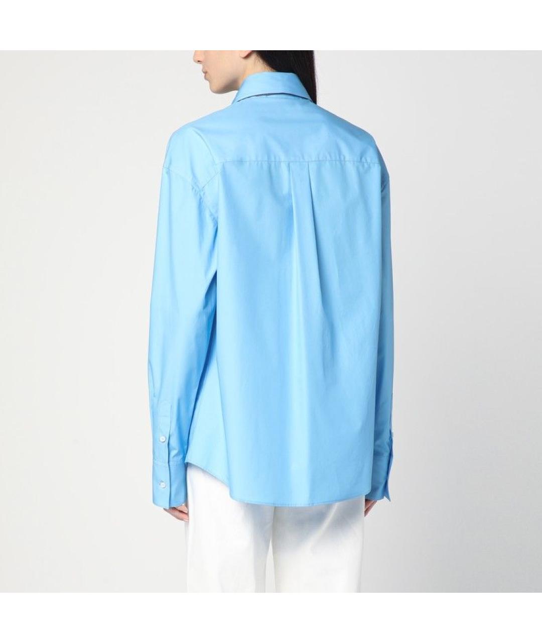 GIUSEPPE DI MORABITO Голубая хлопковая рубашка, фото 3