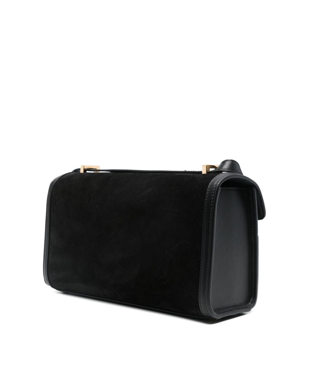 Savette Черная замшевая сумка через плечо, фото 2