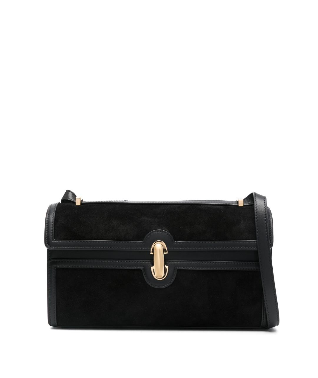Savette Черная замшевая сумка через плечо, фото 1