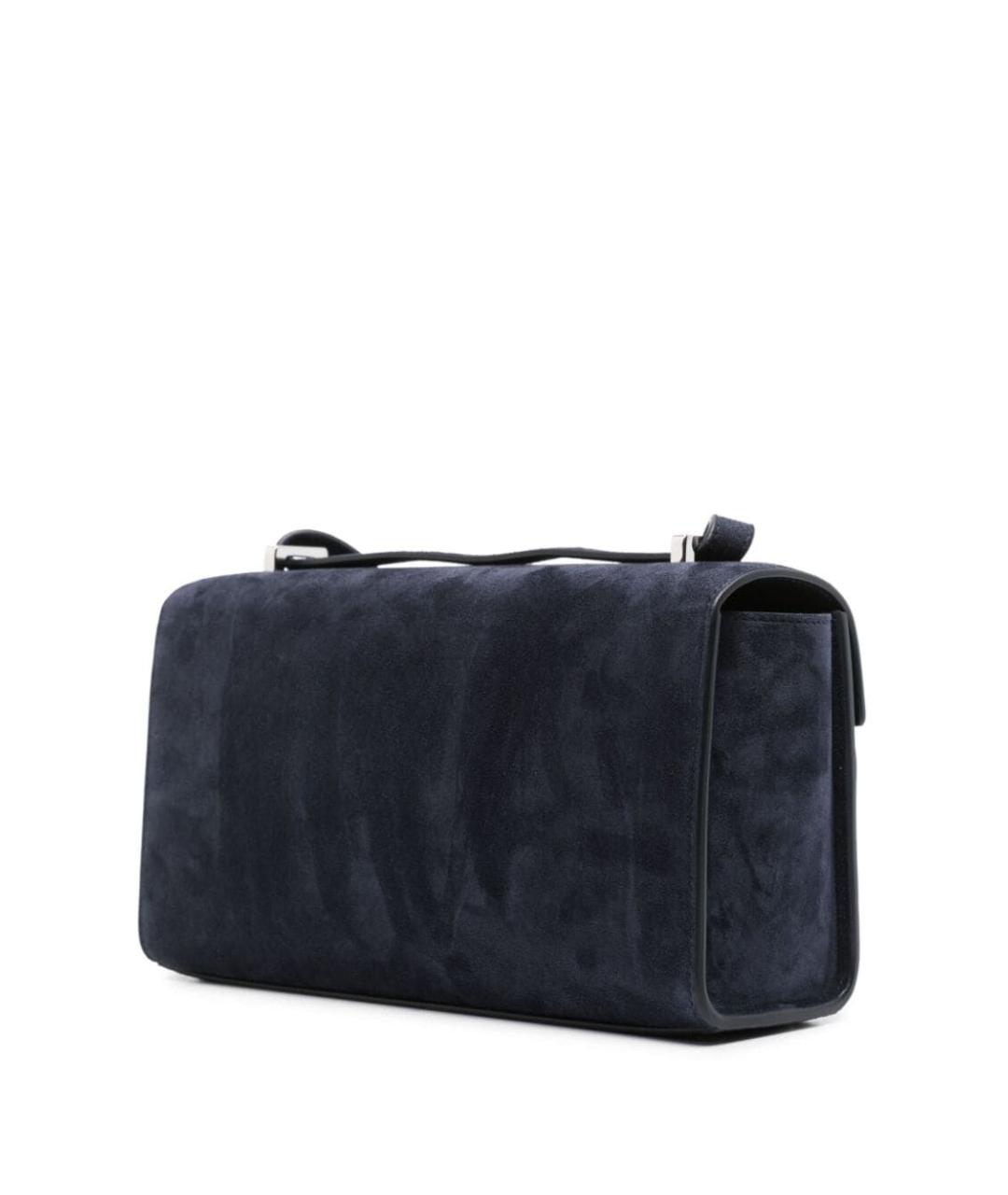Savette Темно-синяя замшевая сумка через плечо, фото 5