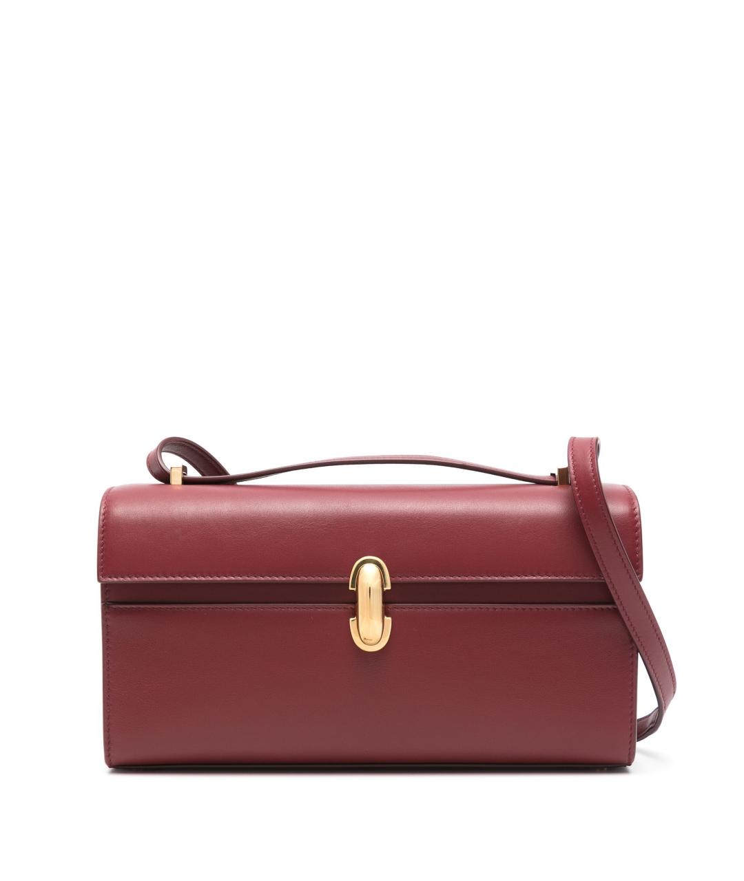 Savette Красная кожаная сумка через плечо, фото 1