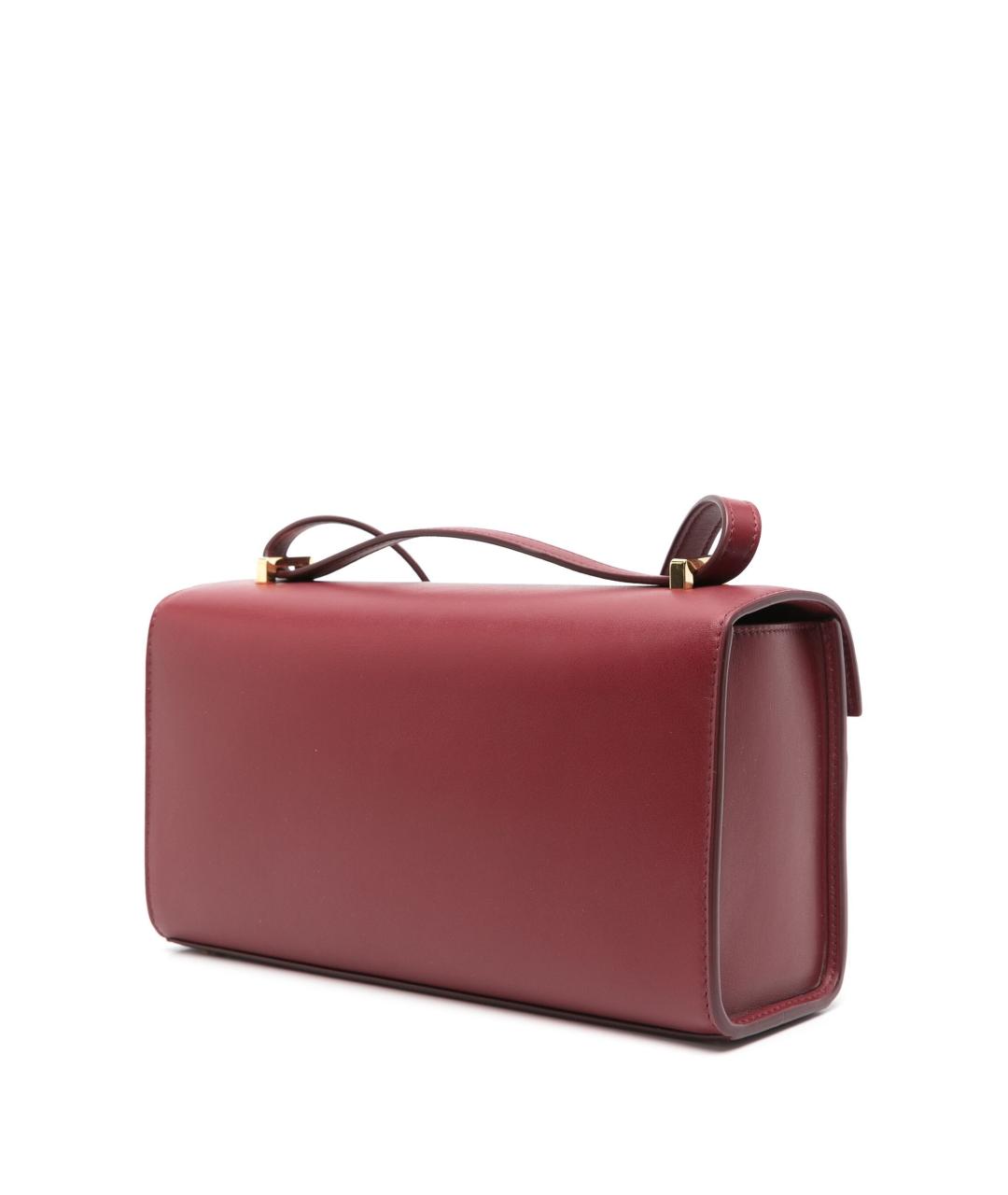 Savette Красная кожаная сумка через плечо, фото 3