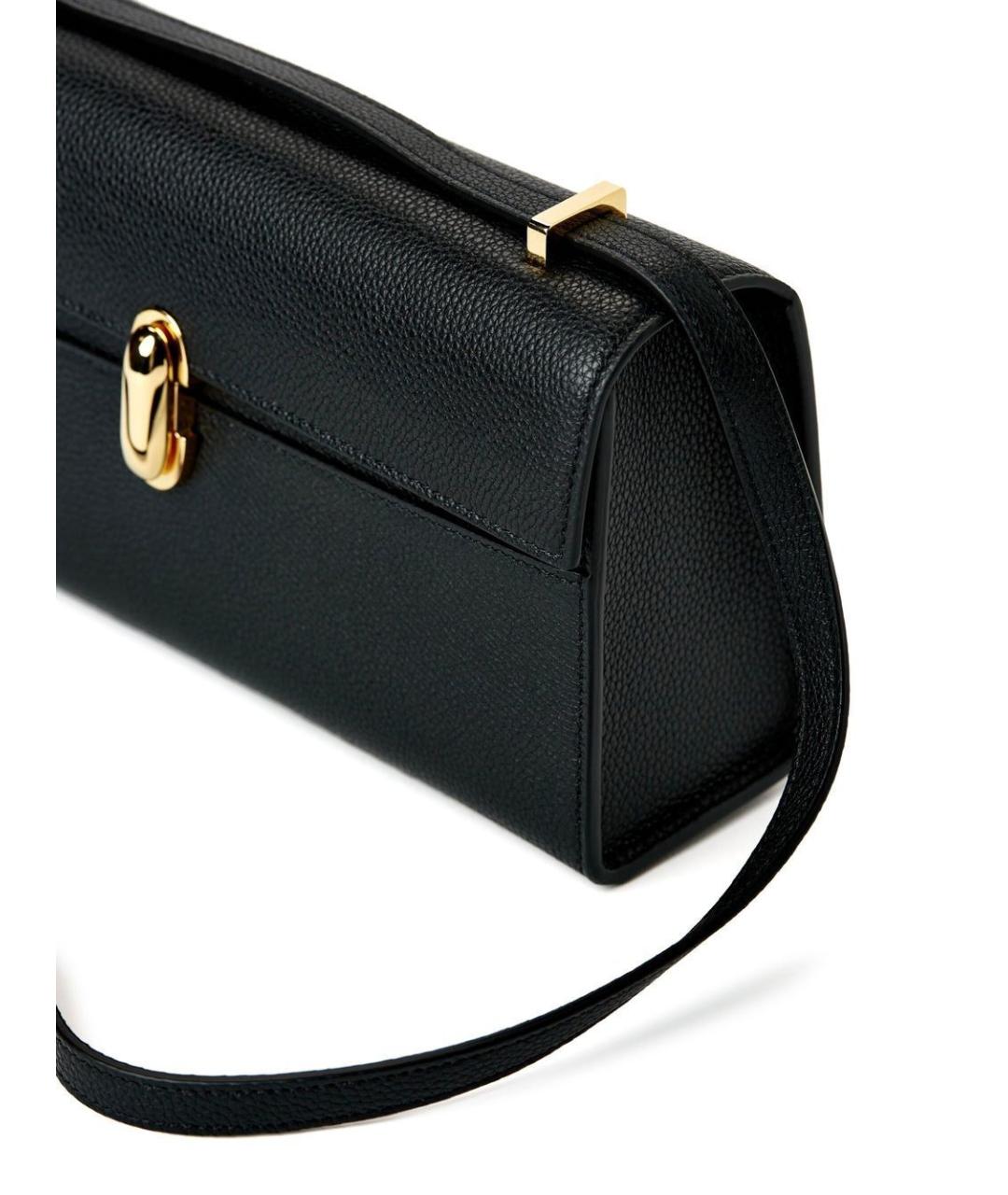 Savette Черная кожаная сумка через плечо, фото 3