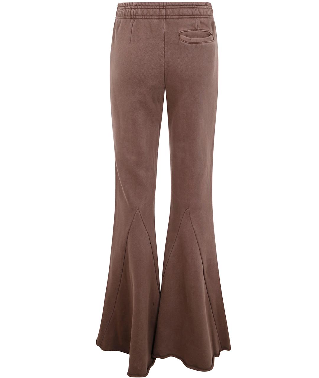 entire studios Коричневые хлопковые прямые брюки, фото 2