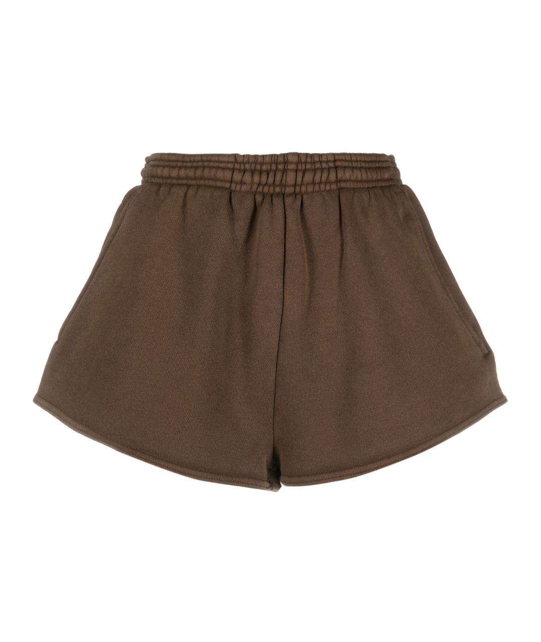 entire studios Коричневые хлопковые шорты, фото 1