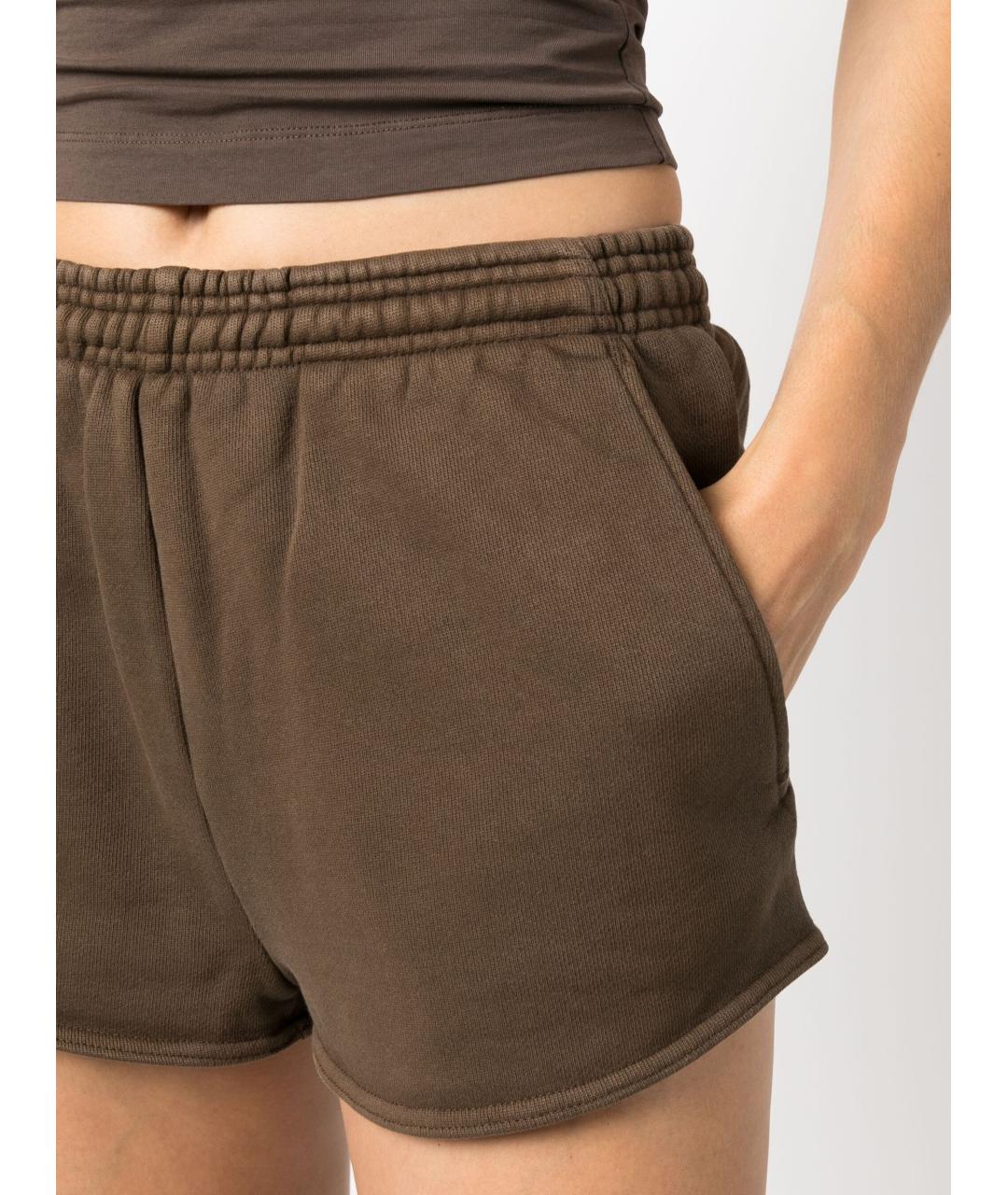 entire studios Коричневые хлопковые шорты, фото 3