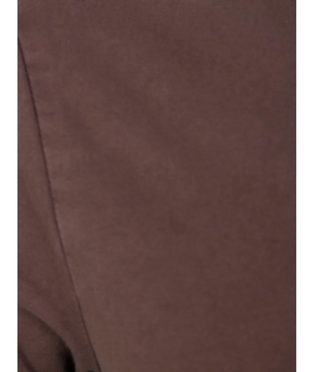 entire studios Коричневая хлопковая футболка, фото 3