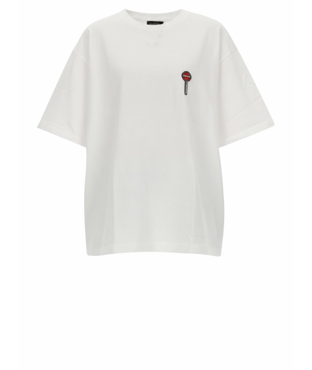 FIORUCCI Белая хлопковая футболка, фото 1