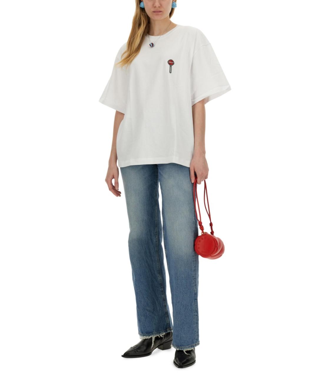 FIORUCCI Белая хлопковая футболка, фото 2