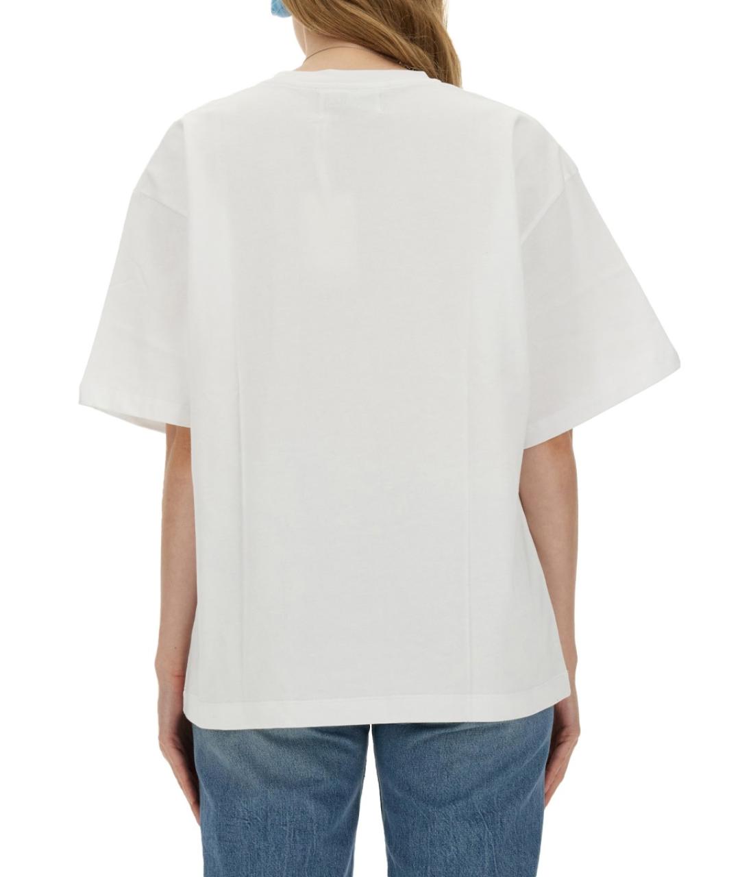 FIORUCCI Белая хлопковая футболка, фото 3