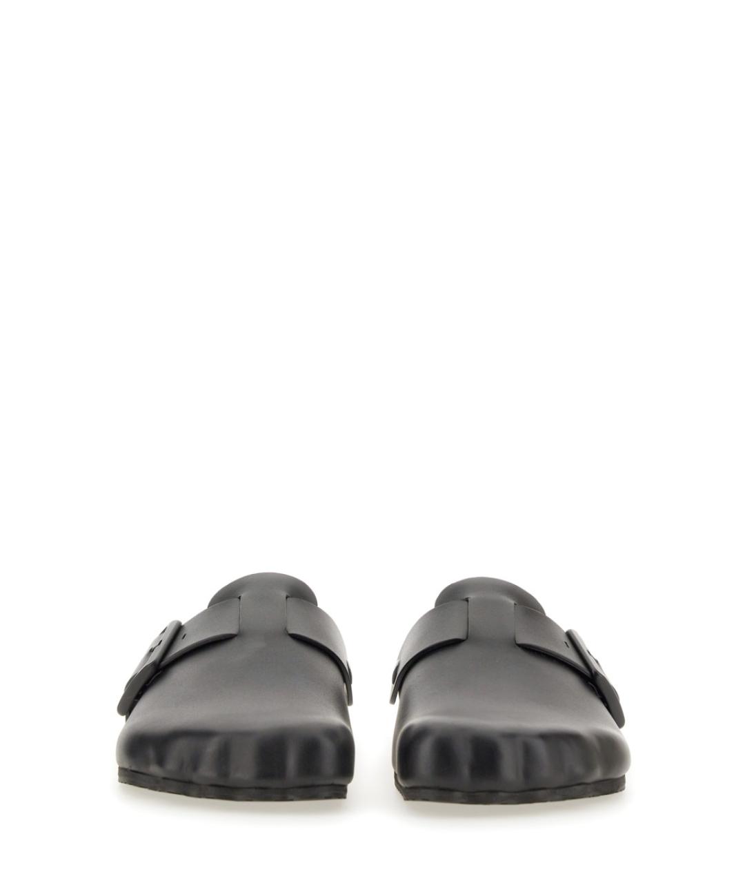 BALENCIAGA Черные кожаные мюли, фото 4