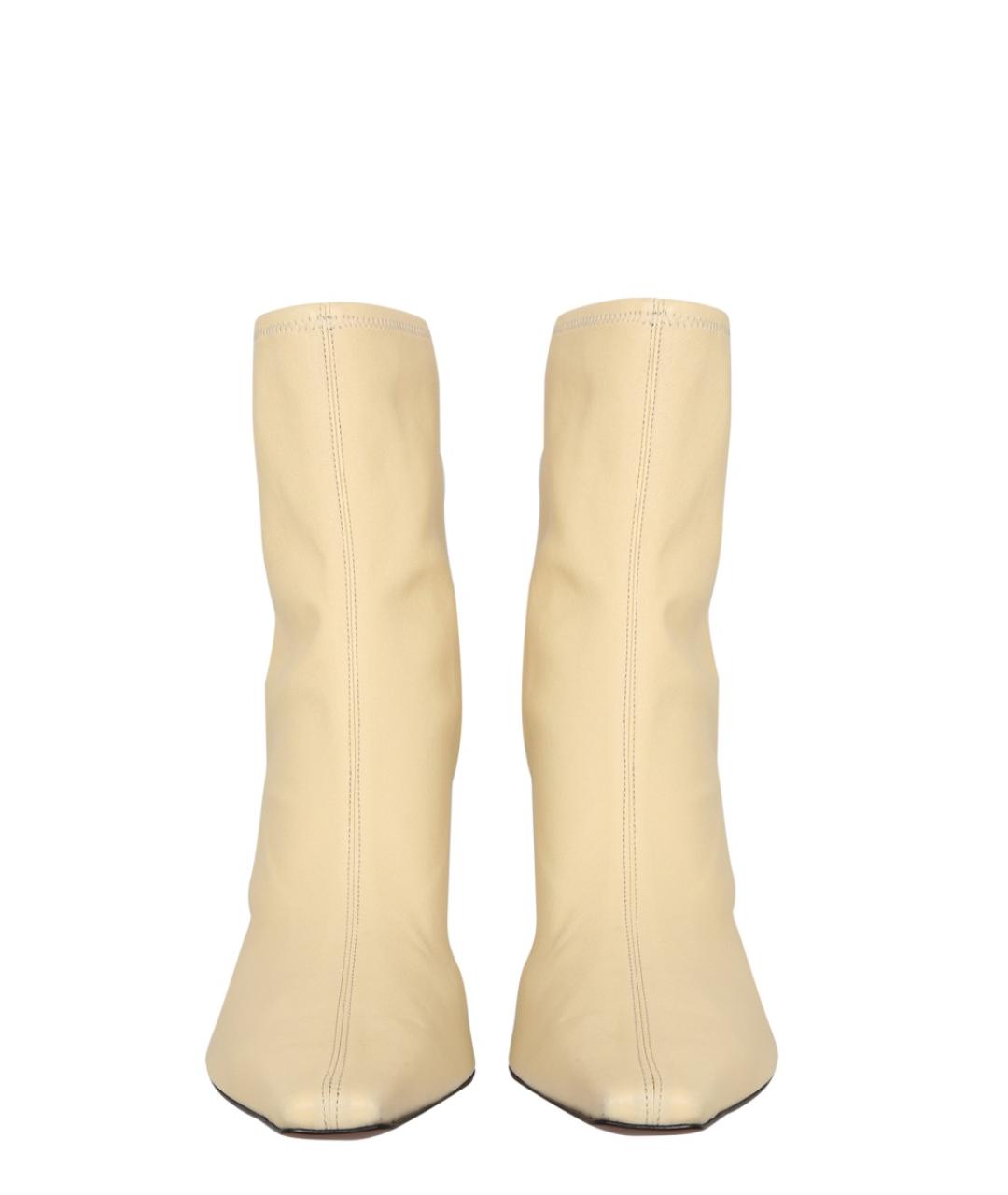 NEOUS Желтые кожаные ботильоны, фото 2