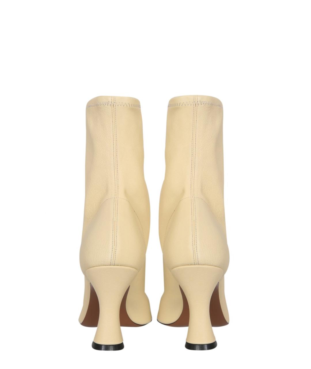 NEOUS Желтые кожаные ботильоны, фото 3