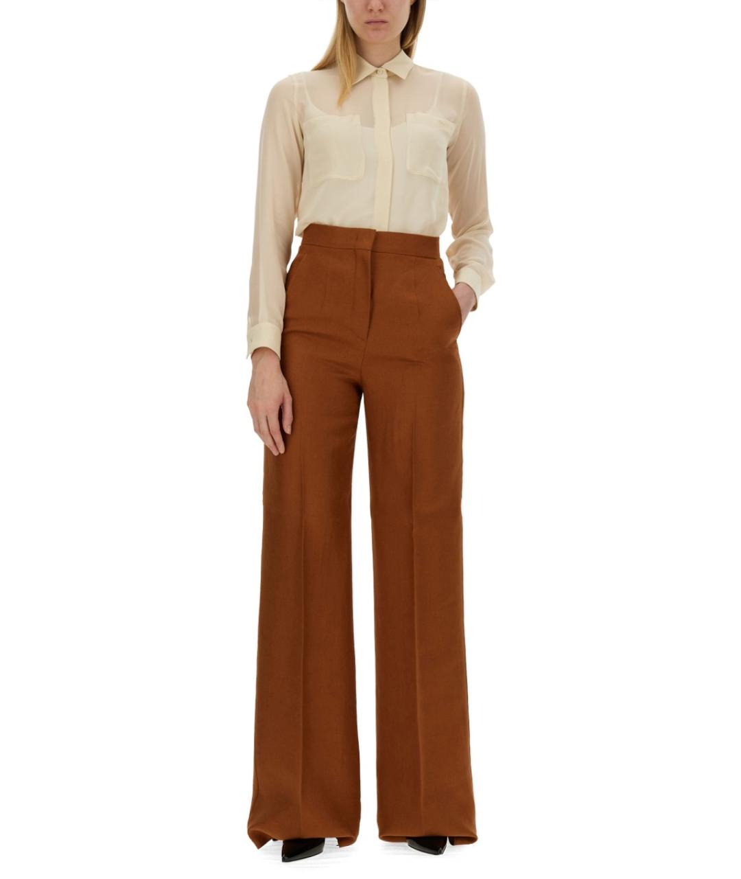 MAX MARA Бежевая ацетатная рубашка, фото 3