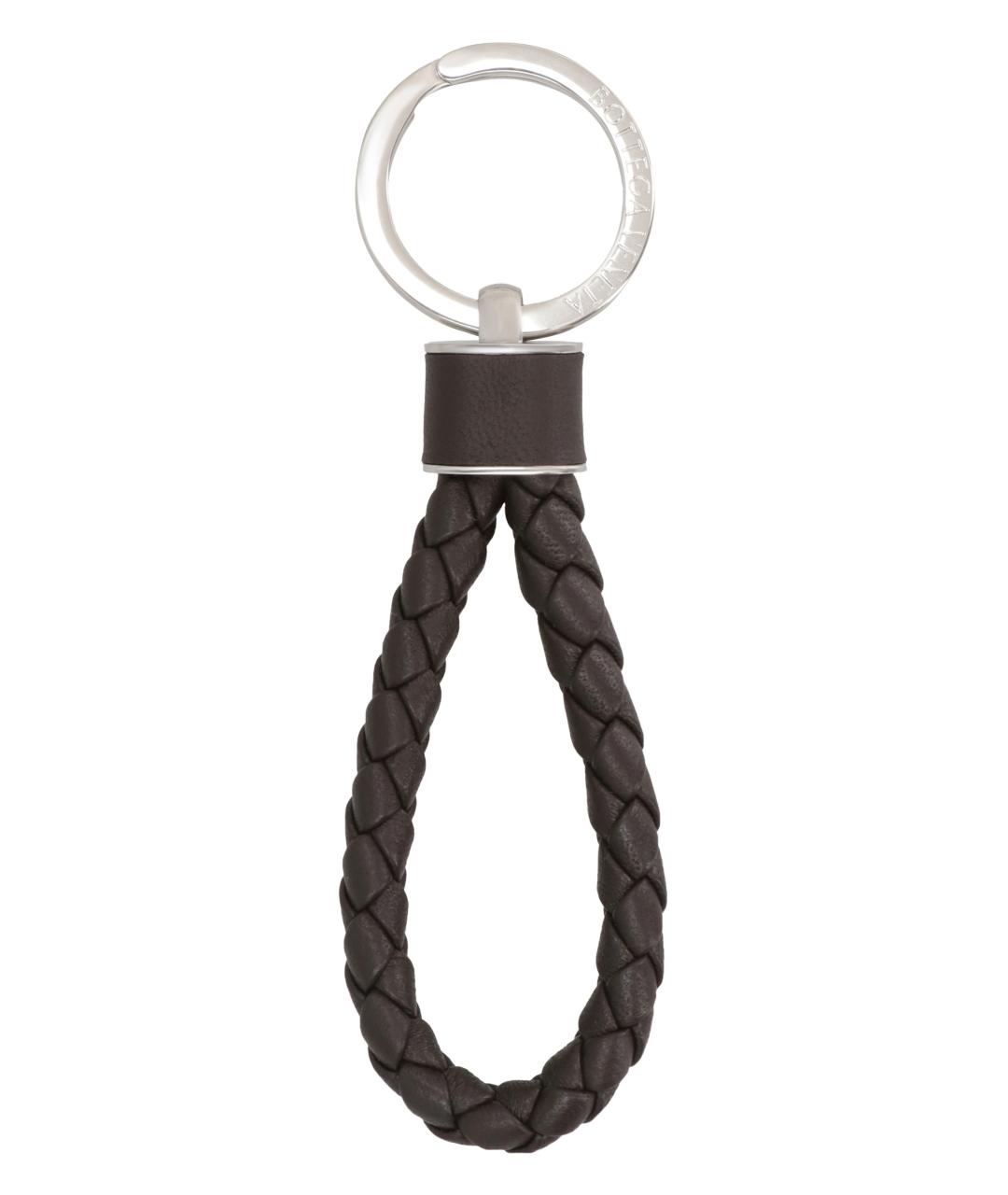 BOTTEGA VENETA Коричневый брелок, фото 1