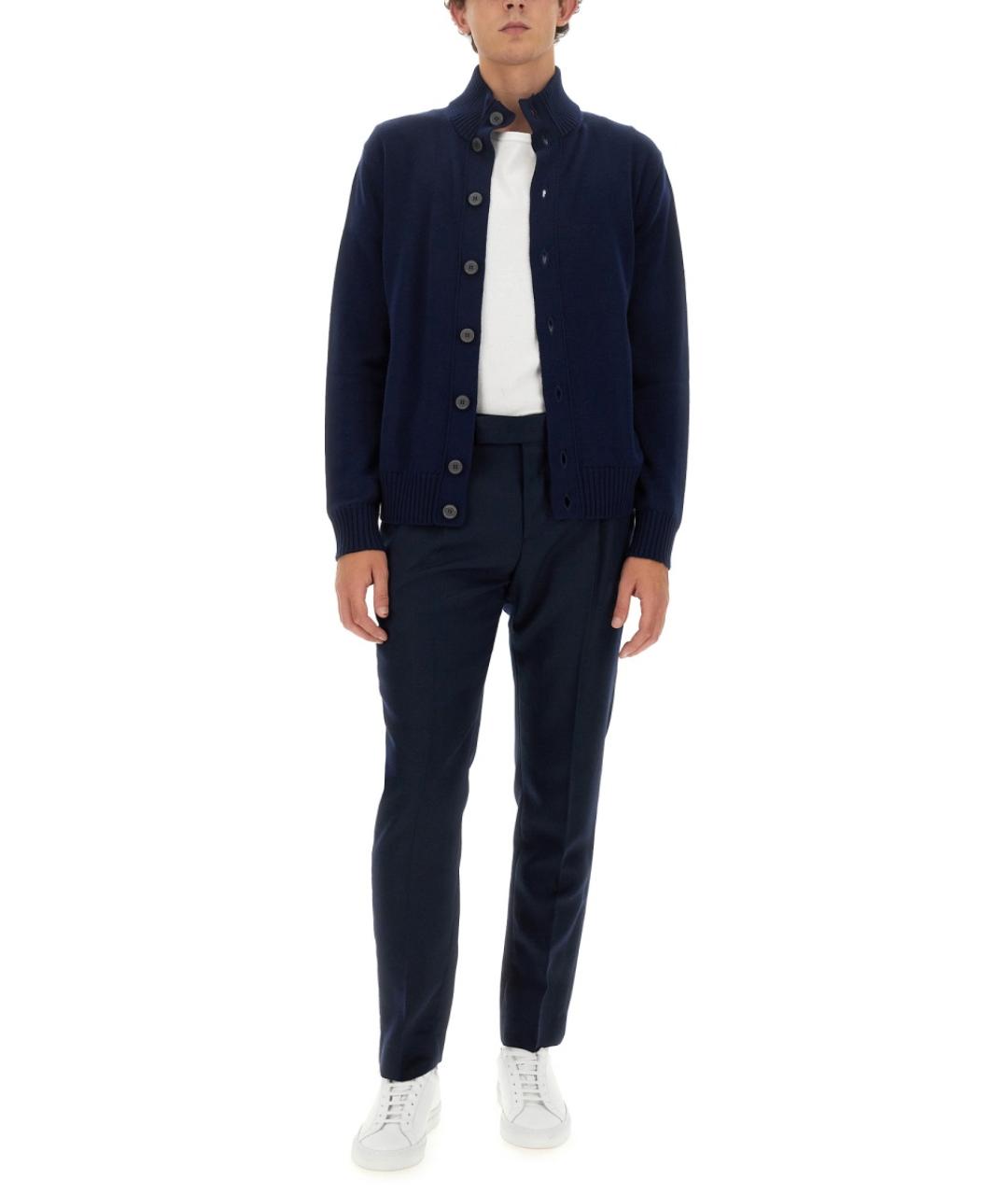 BALLANTYNE Синий шерстяной кардиган, фото 2