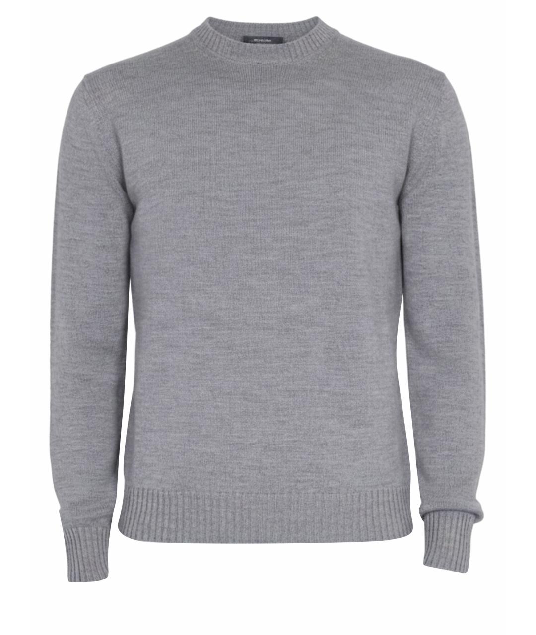 BALLANTYNE Серый шерстяной джемпер / свитер, фото 1