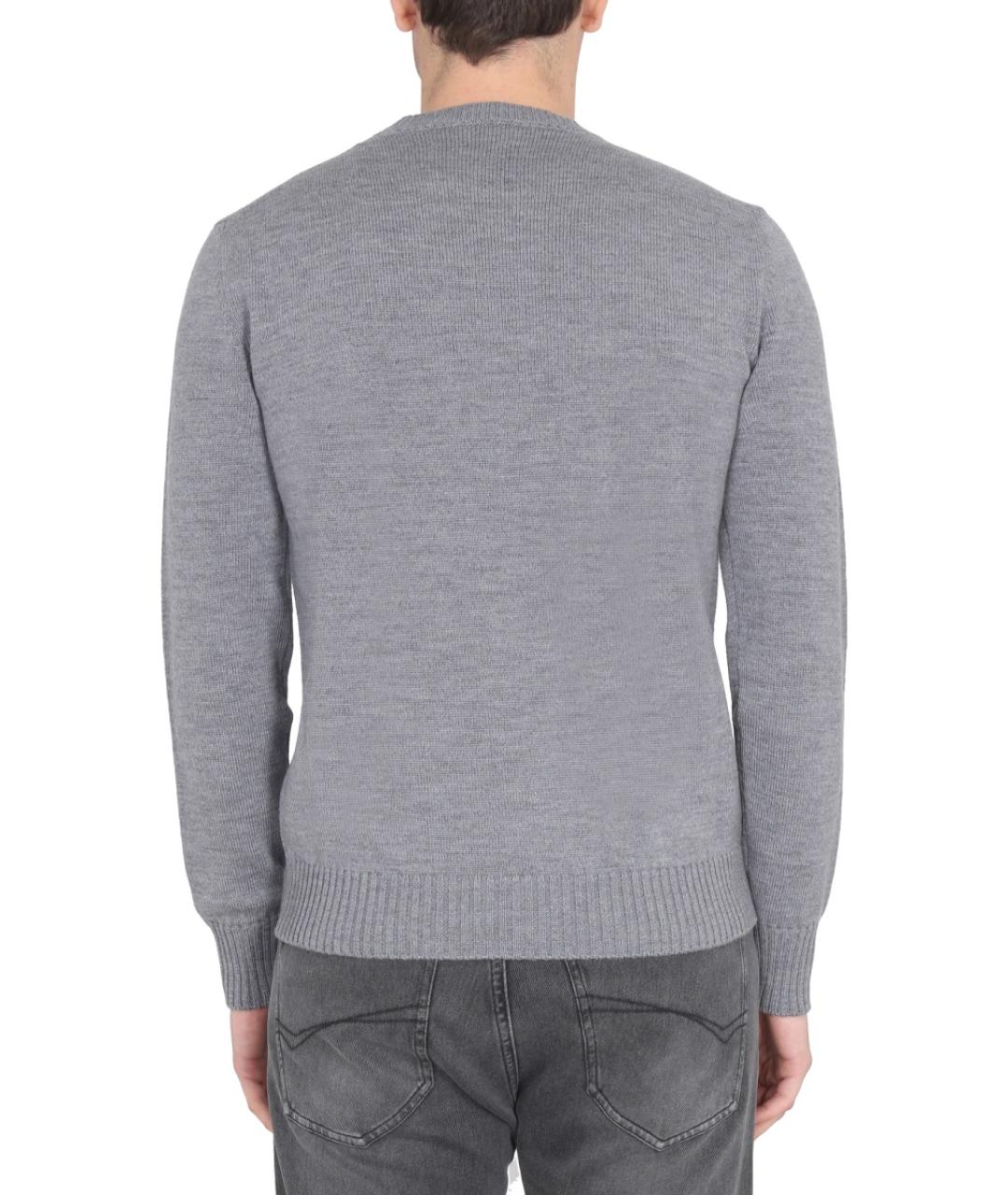 BALLANTYNE Серый шерстяной джемпер / свитер, фото 3