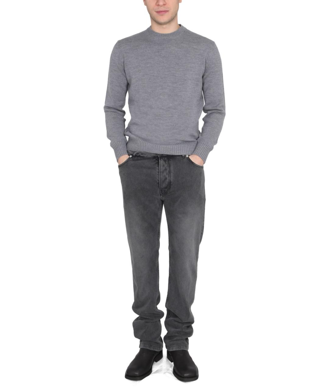 BALLANTYNE Серый шерстяной джемпер / свитер, фото 2