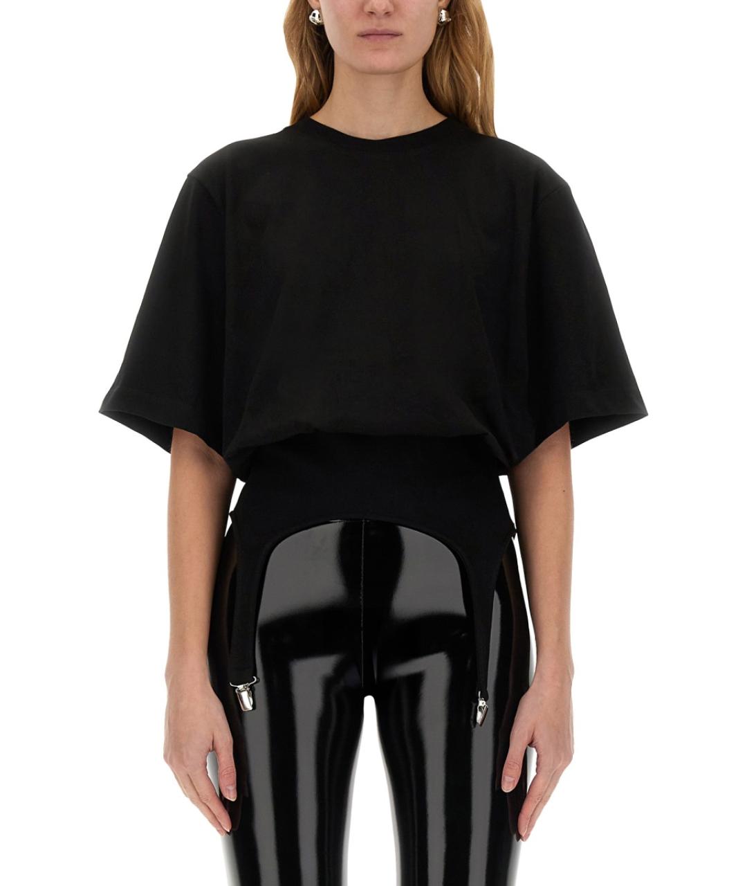 FIORUCCI Черная хлопковая футболка, фото 5