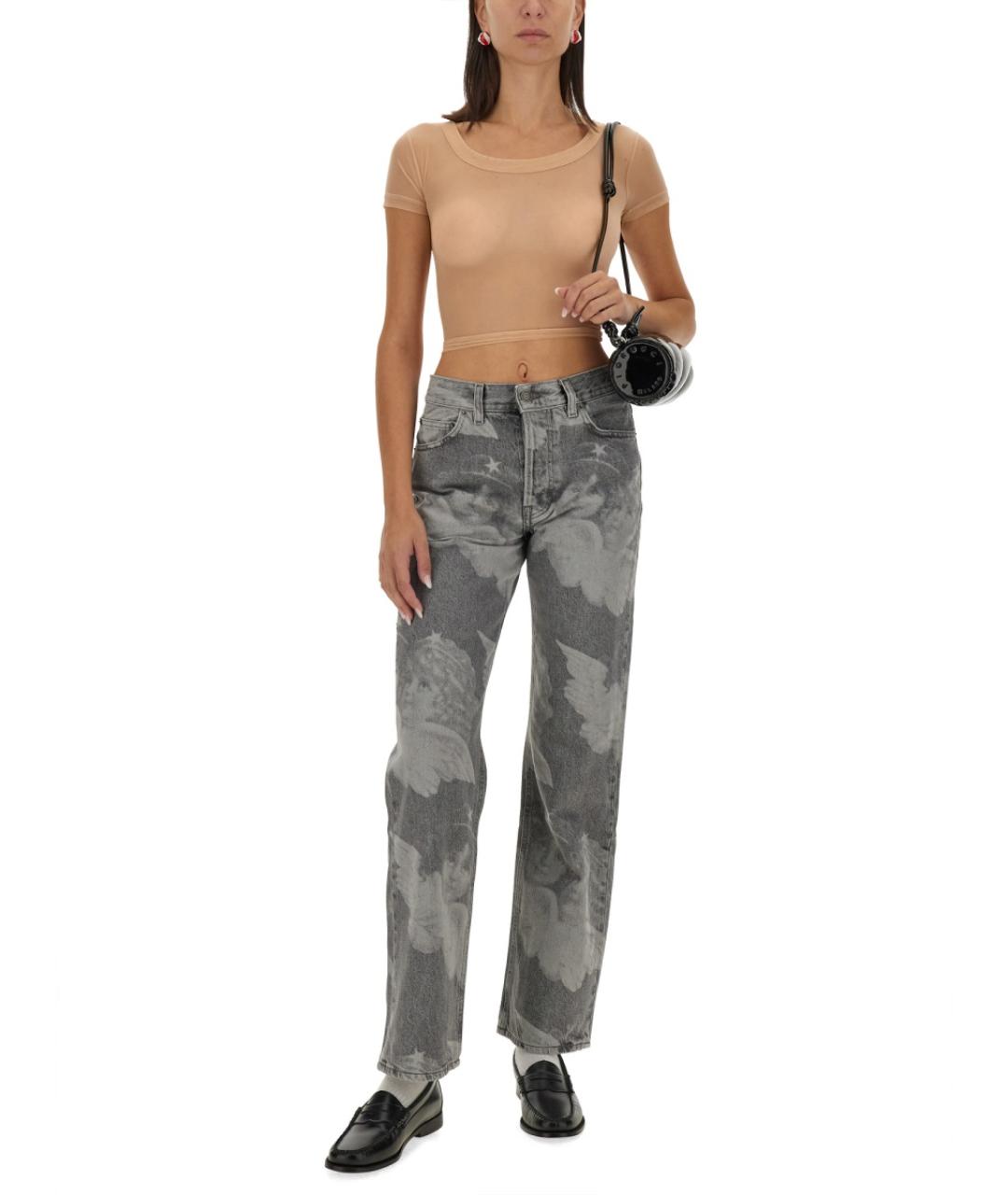 FIORUCCI Бежевая полиэстеровая футболка, фото 3