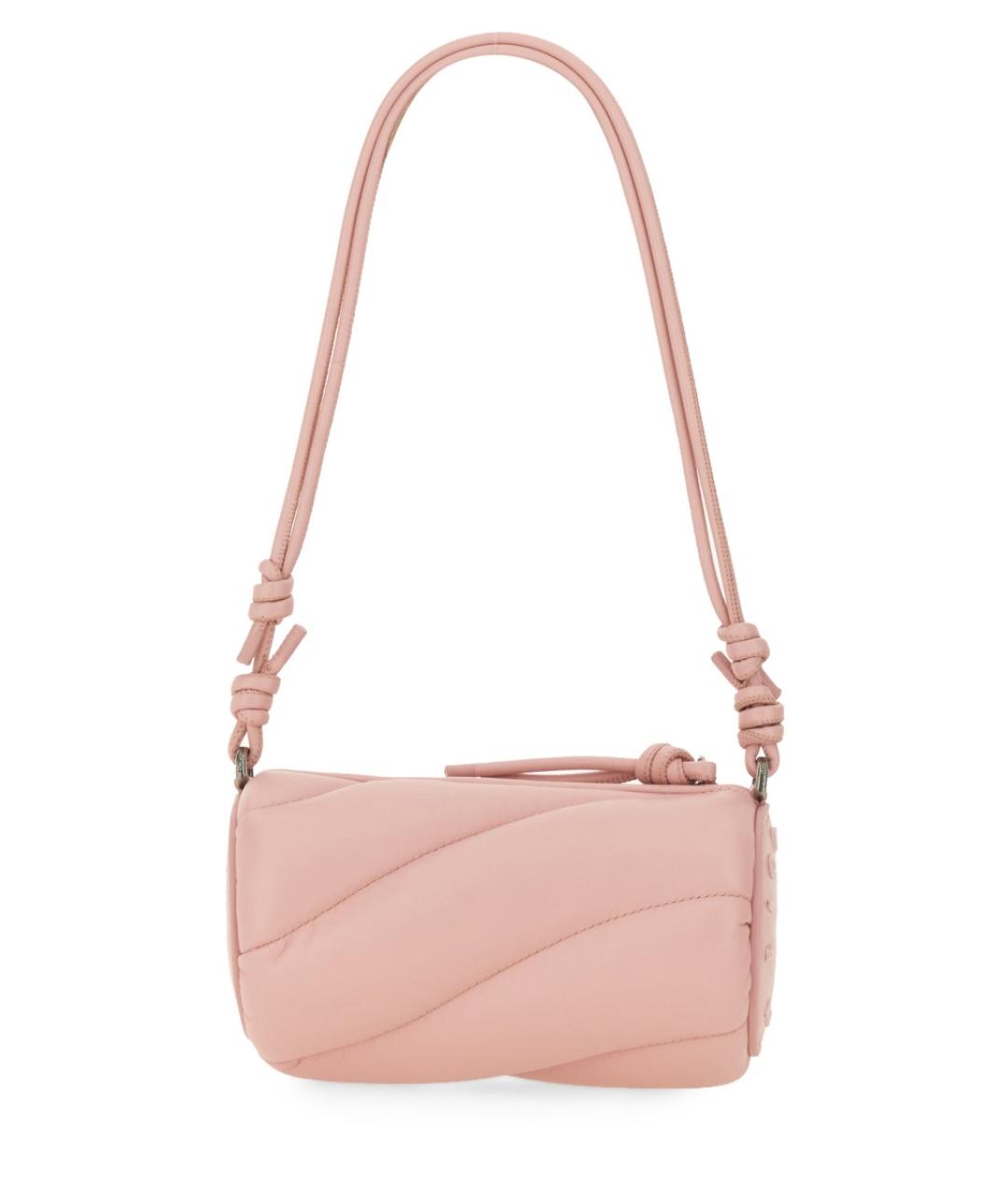 FIORUCCI Розовая кожаная сумка через плечо, фото 2