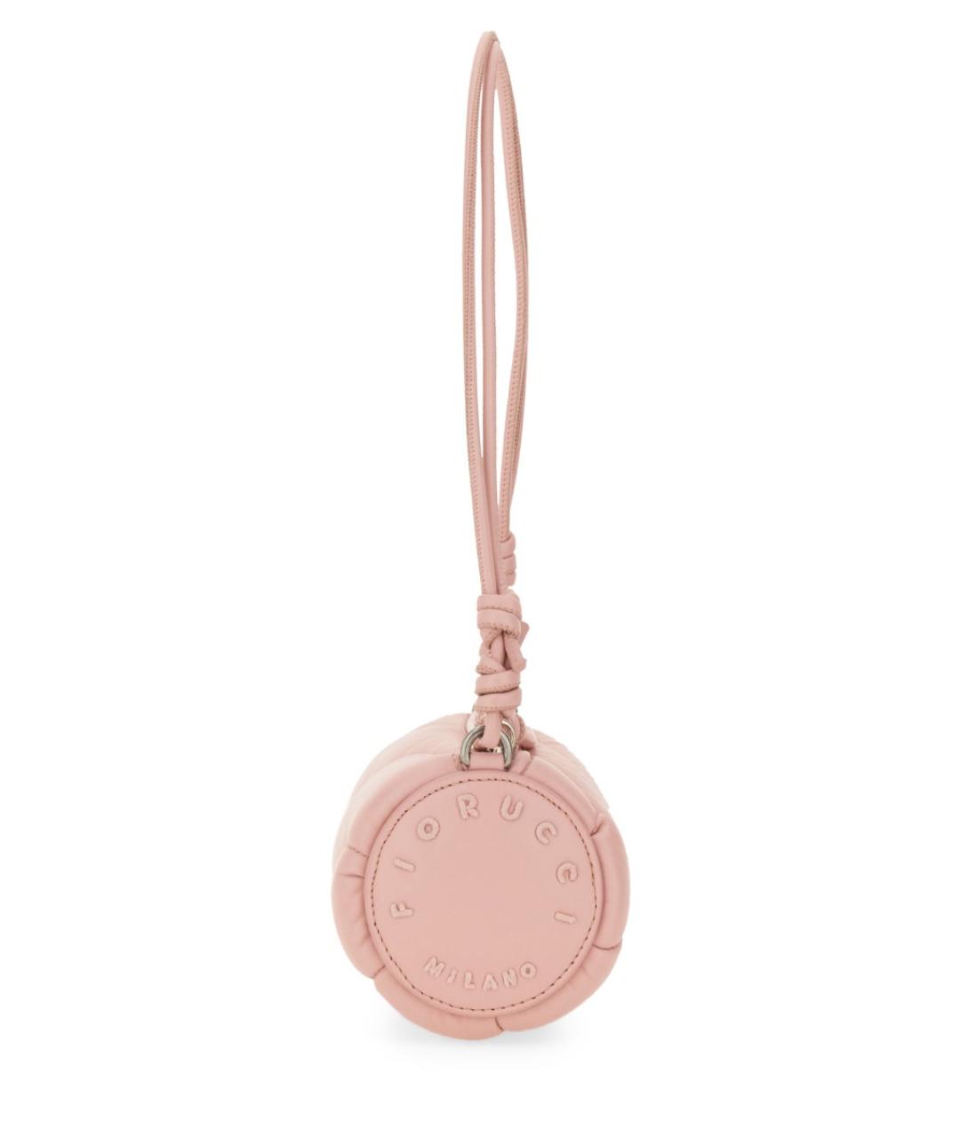 FIORUCCI Розовая кожаная сумка через плечо, фото 5