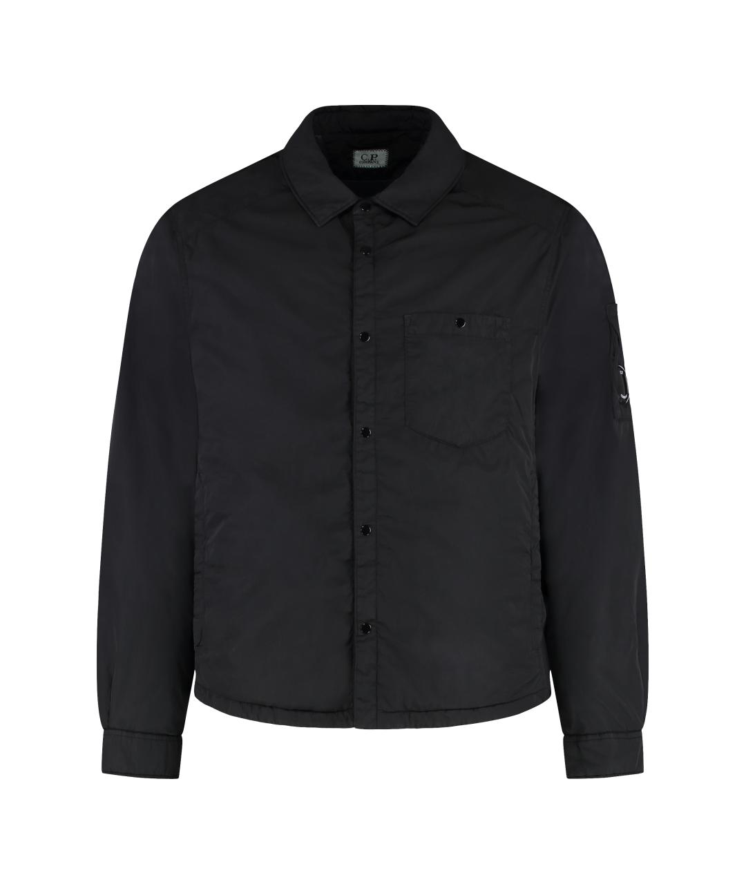 CP COMPANY Черная полиамидовая куртка, фото 1