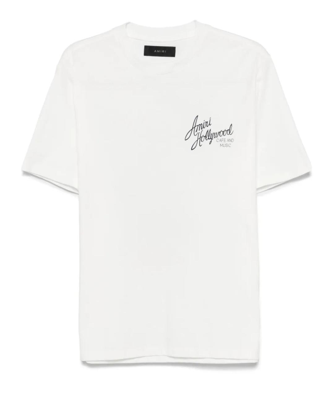 AMIRI Белая хлопковая футболка, фото 1