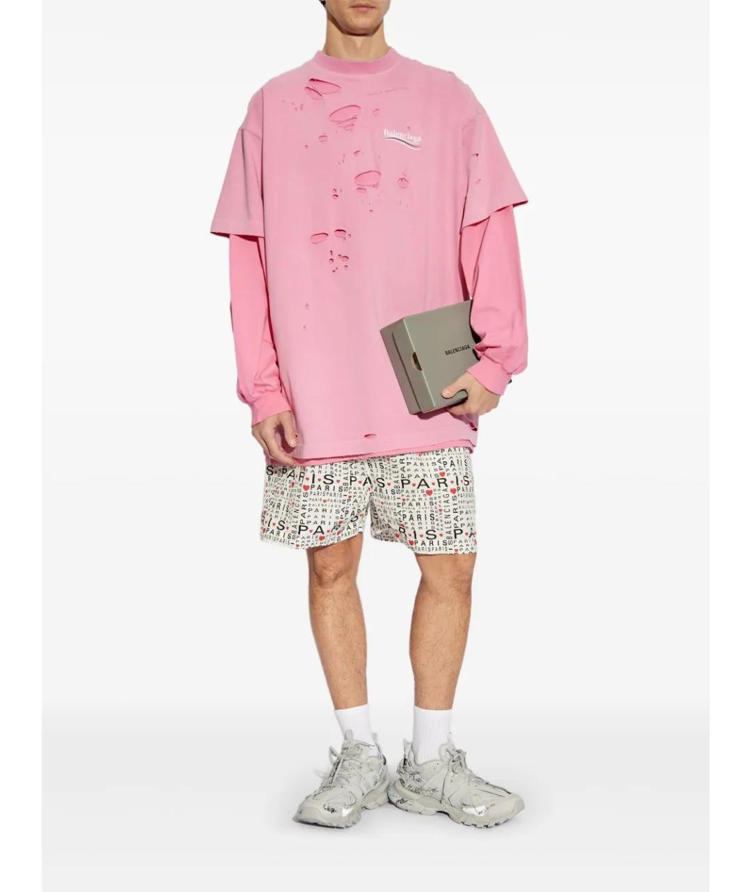 BALENCIAGA Мульти хлопковые шорты, фото 2