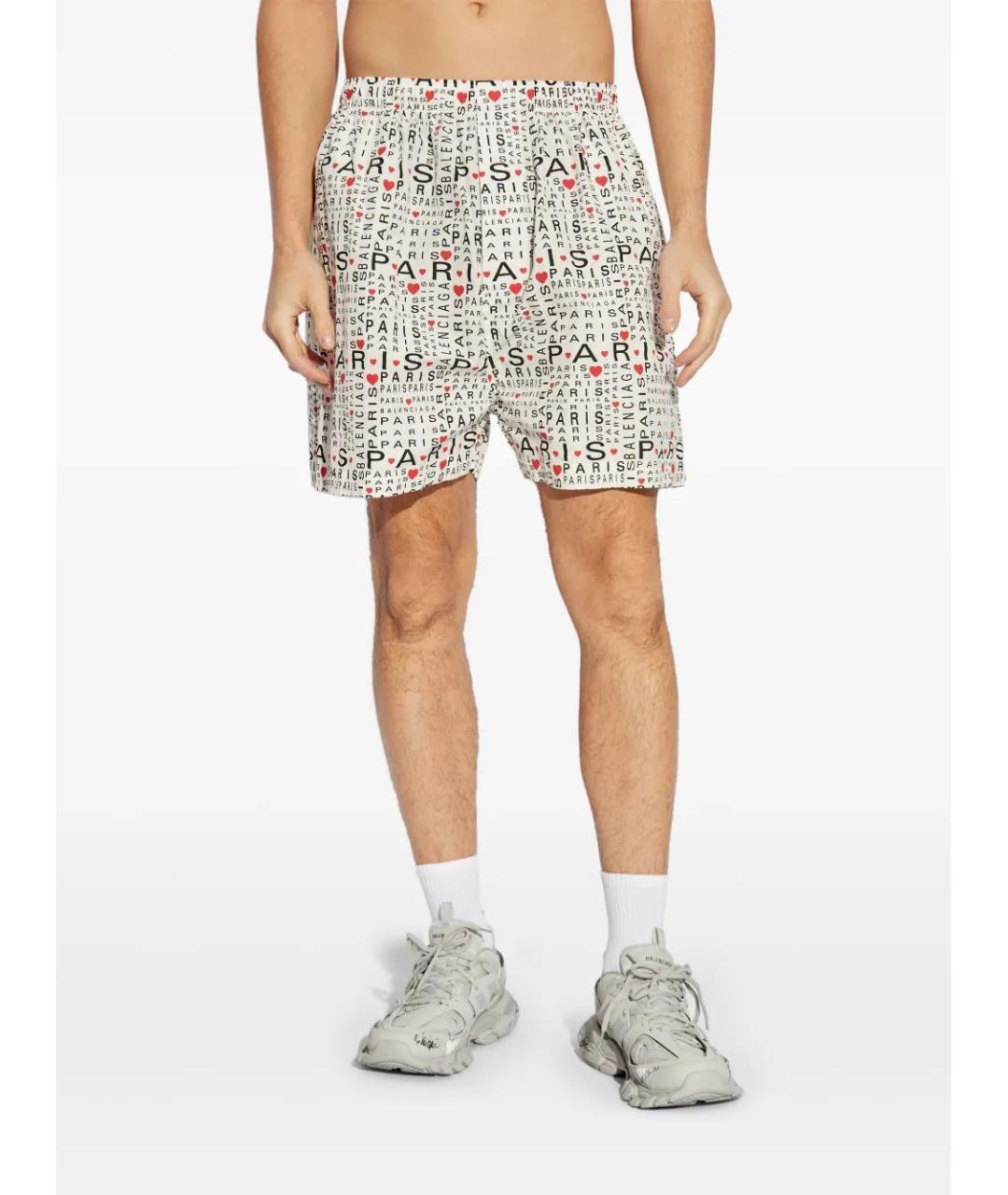 BALENCIAGA Мульти хлопковые шорты, фото 3