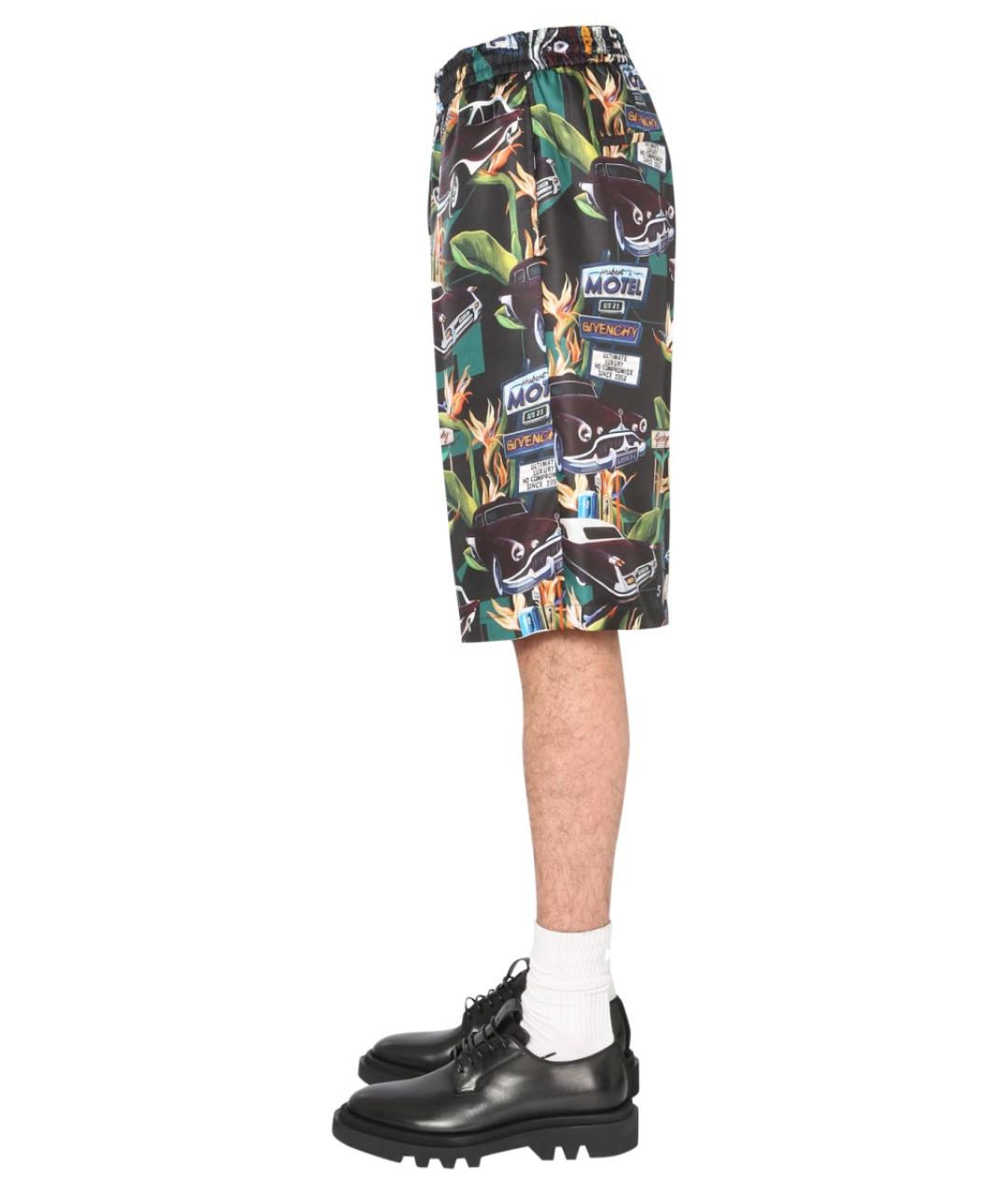 GIVENCHY Черные шелковые шорты, фото 3